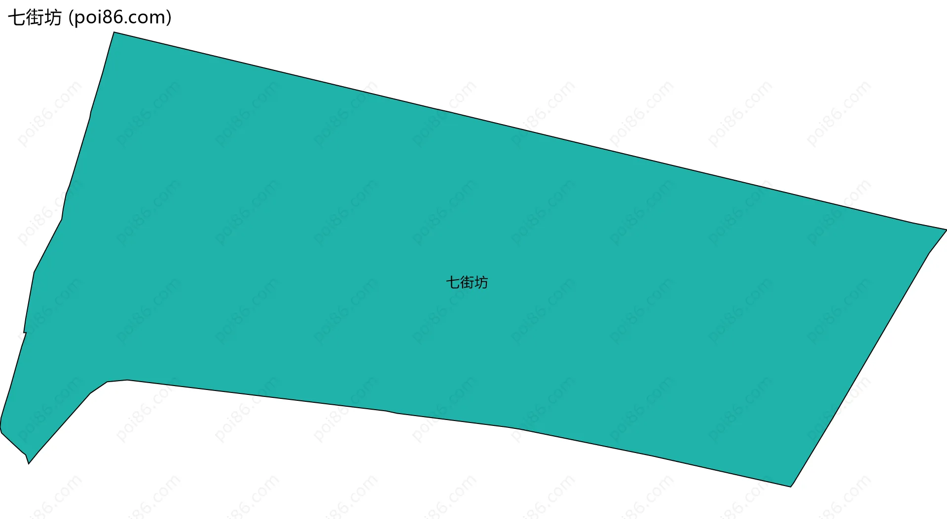 七街坊边界地图
