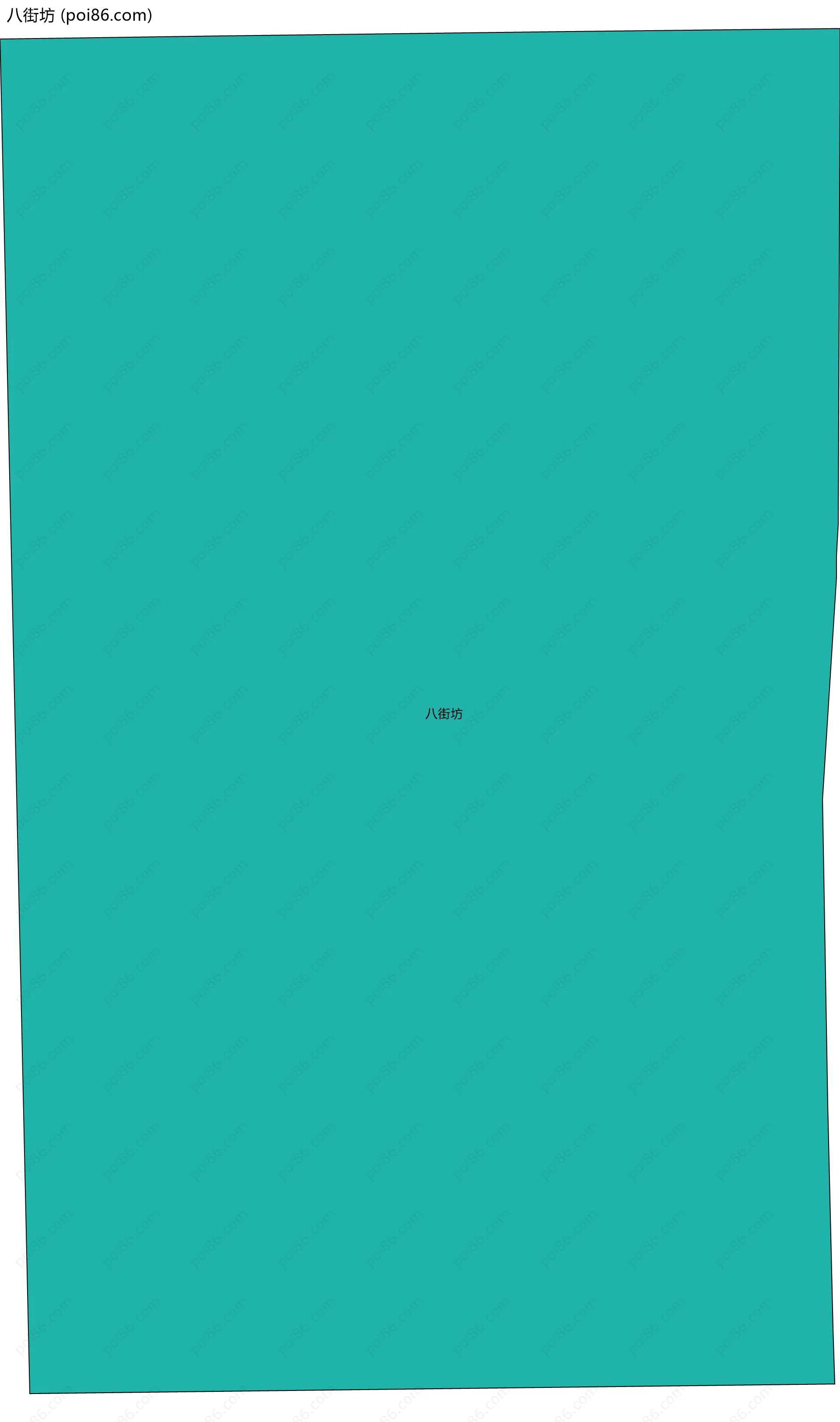 八街坊边界地图