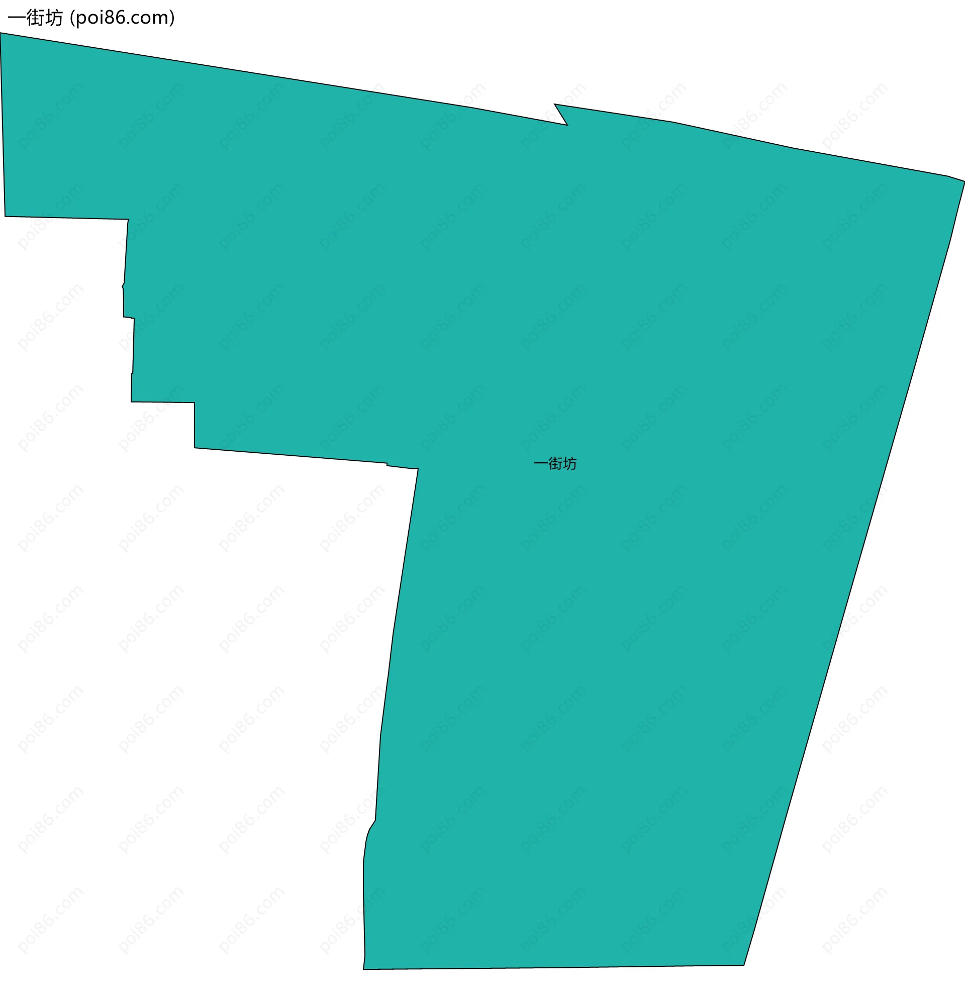 一街坊边界地图