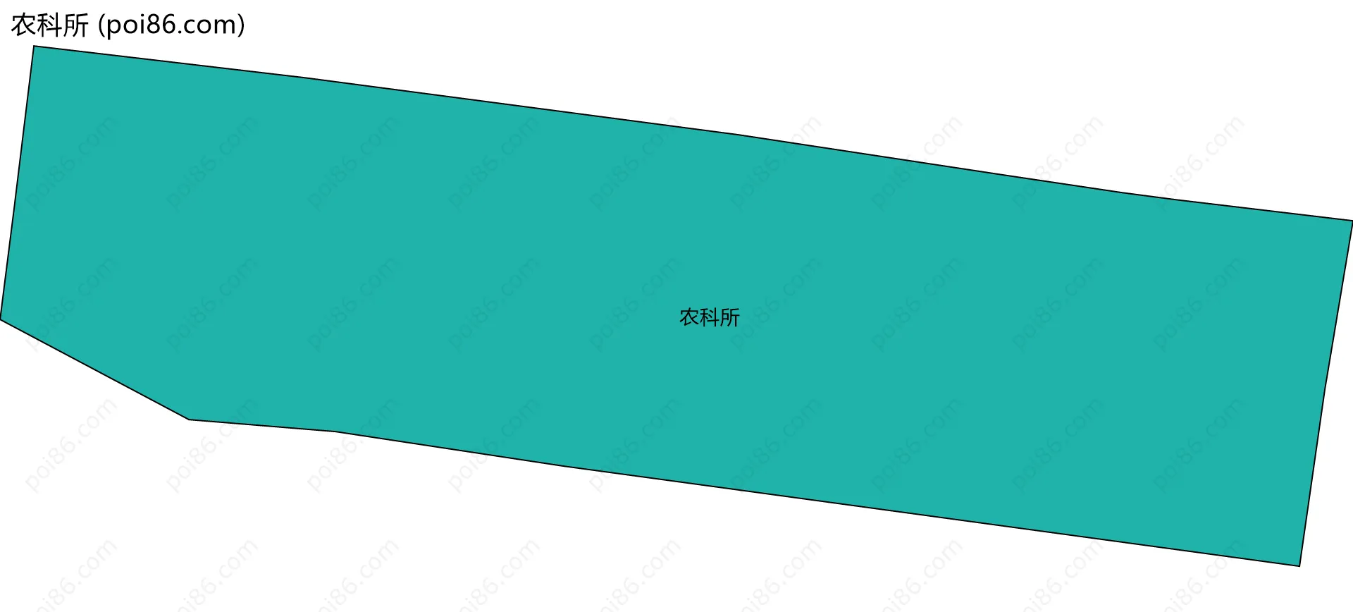 农科所边界地图(五级行政区划)