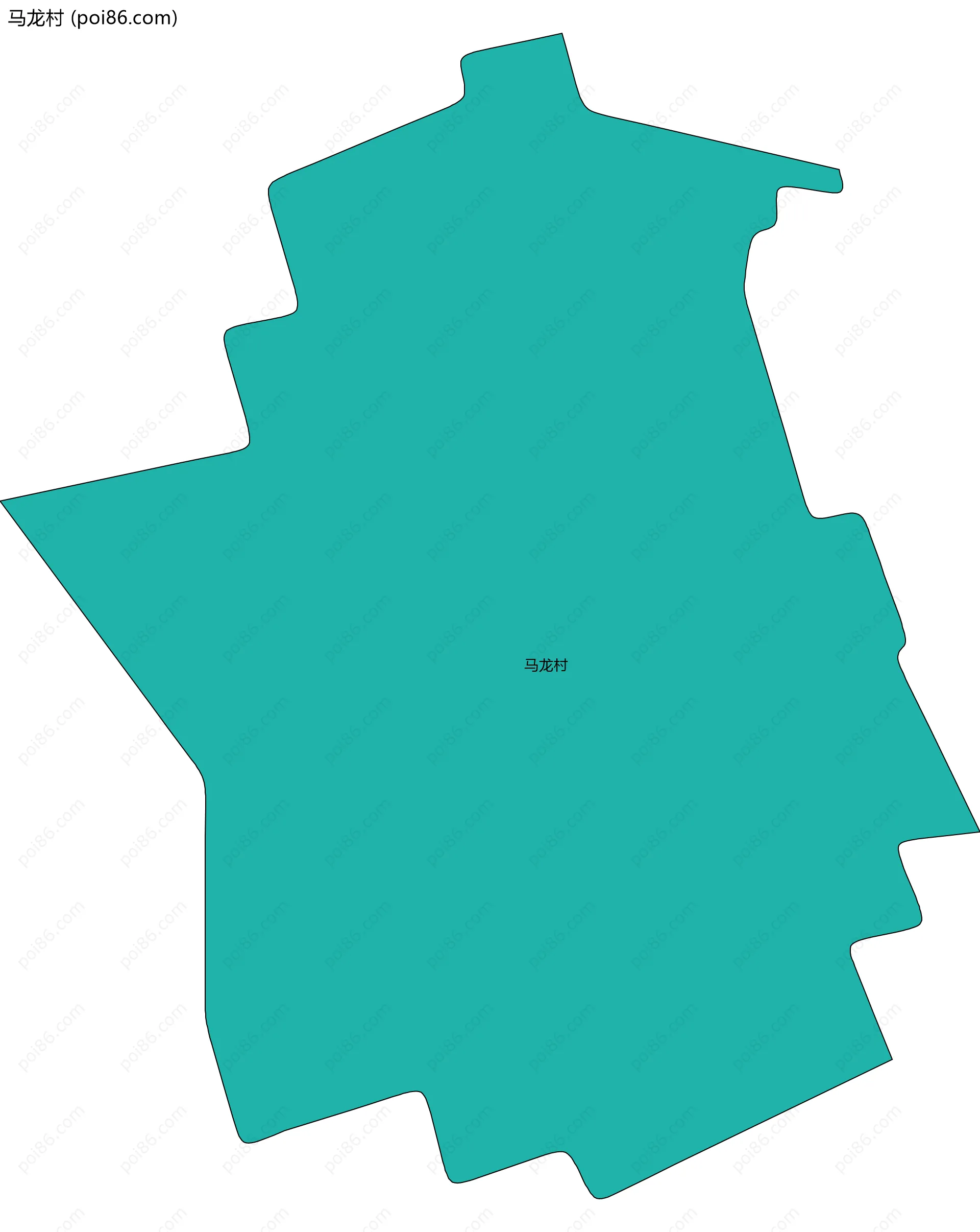 马龙村边界地图