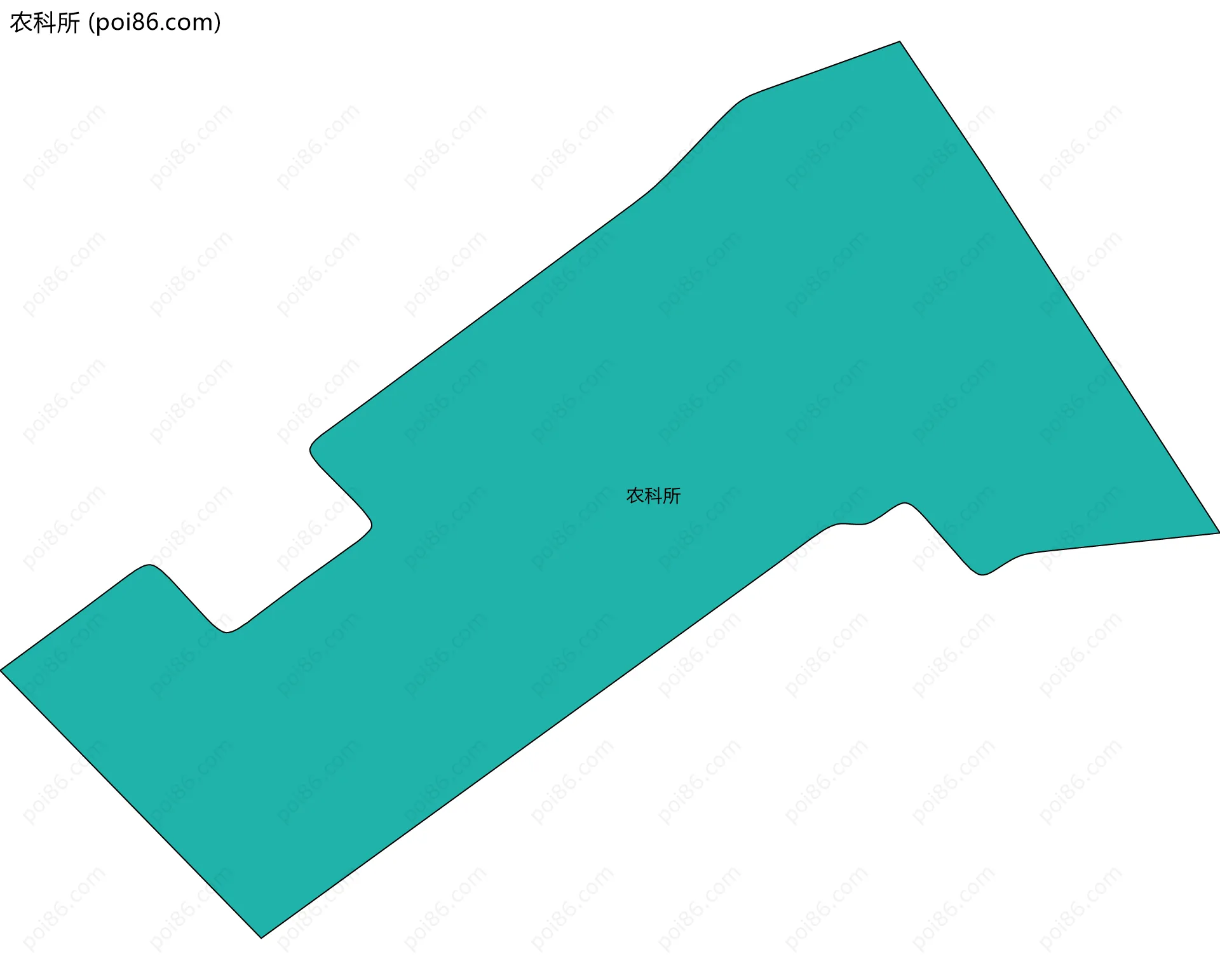 农科所边界地图