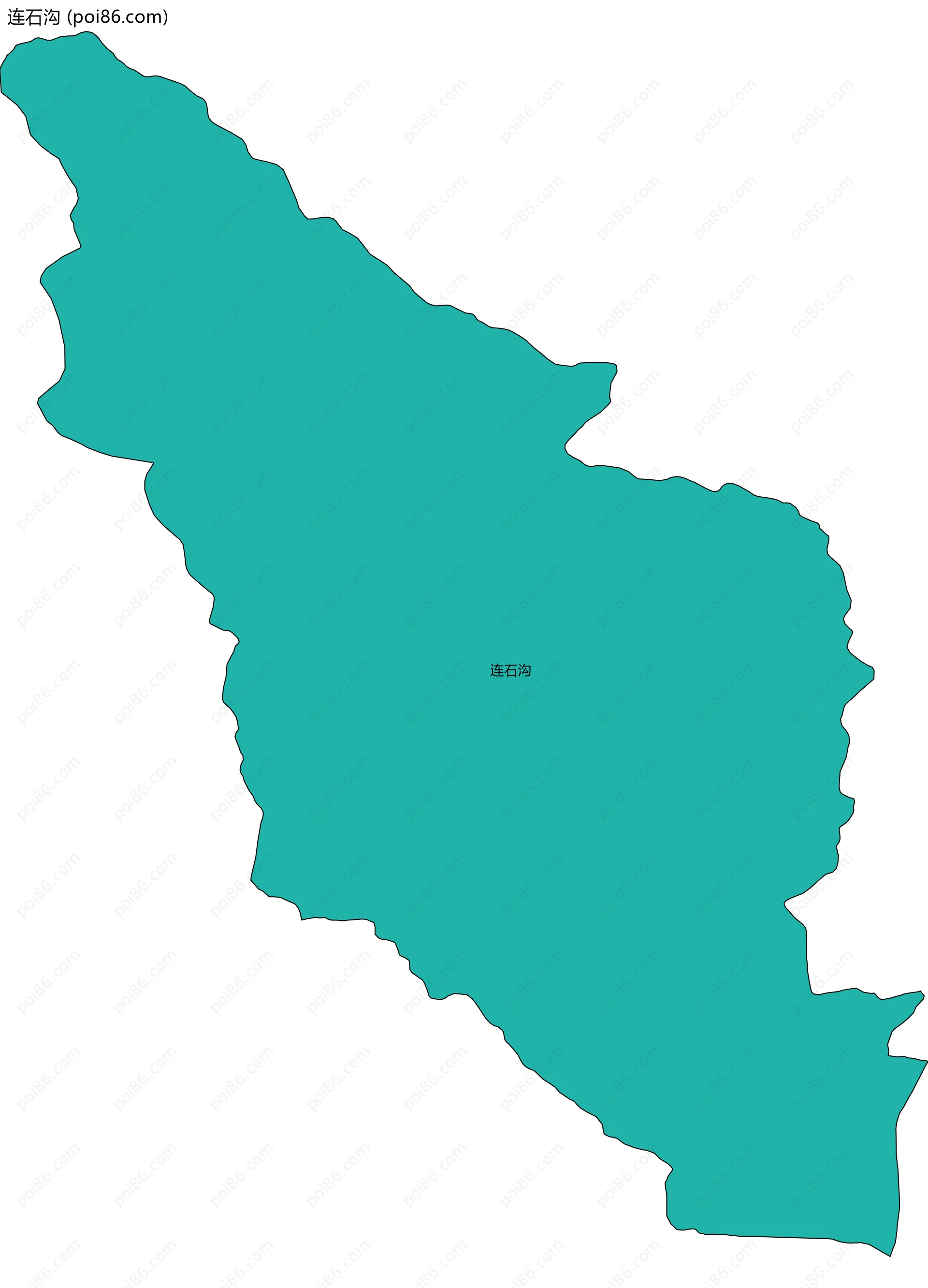 连石沟边界地图