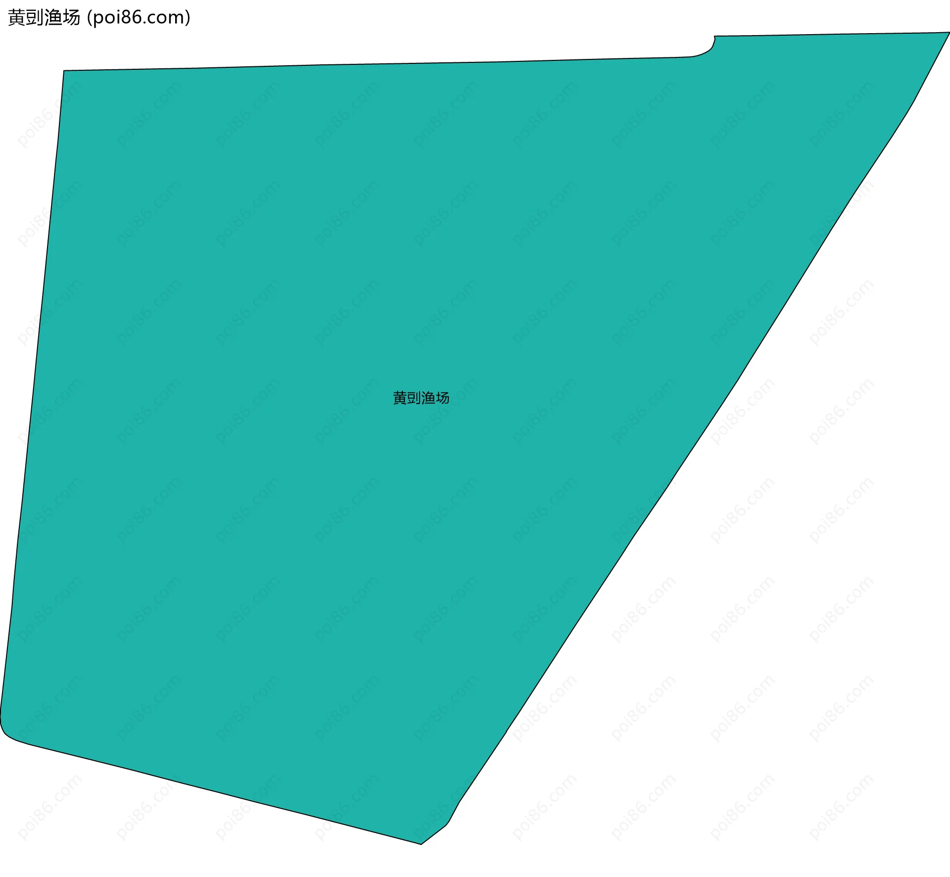 黄剅渔场边界地图