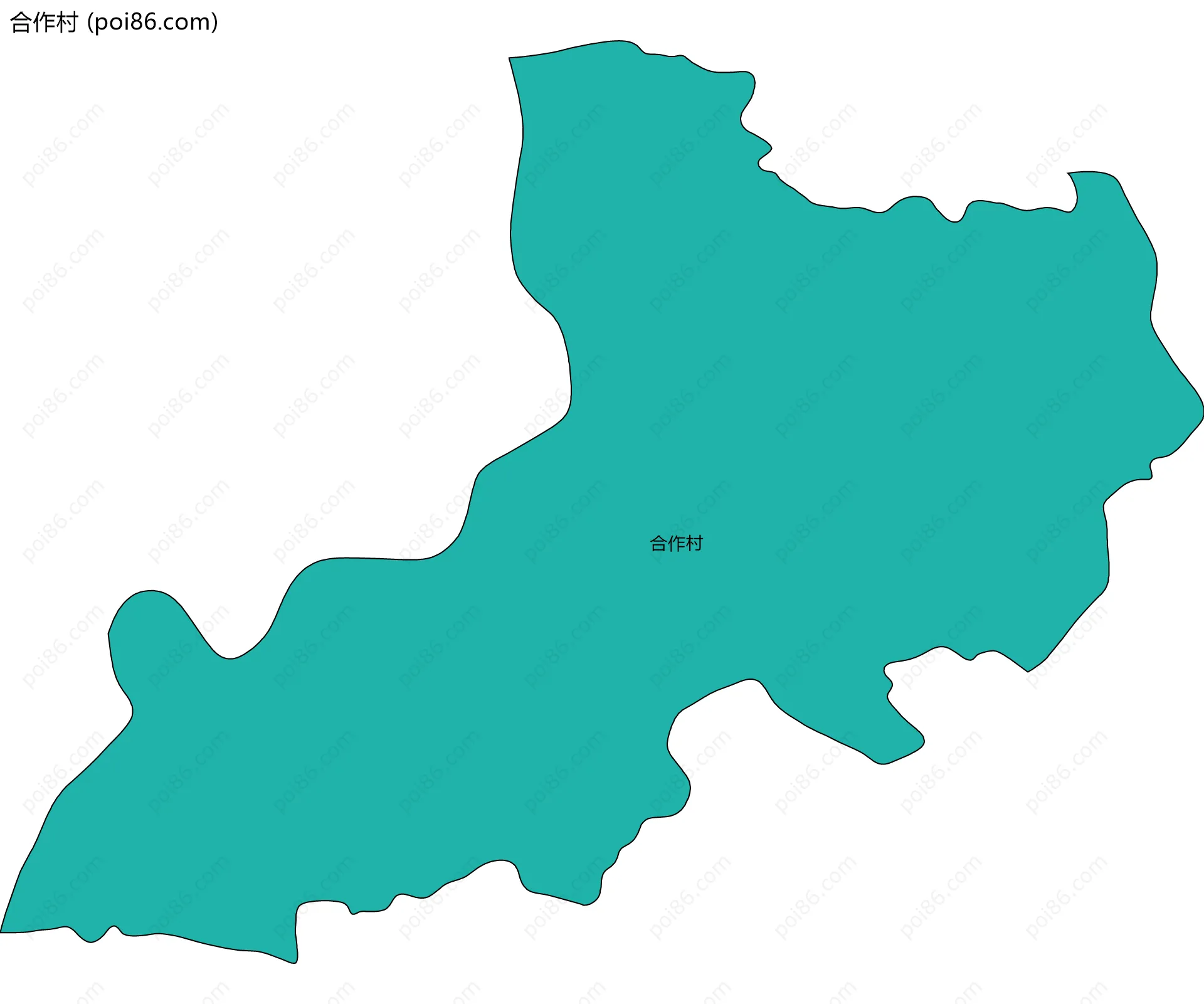合作村边界地图