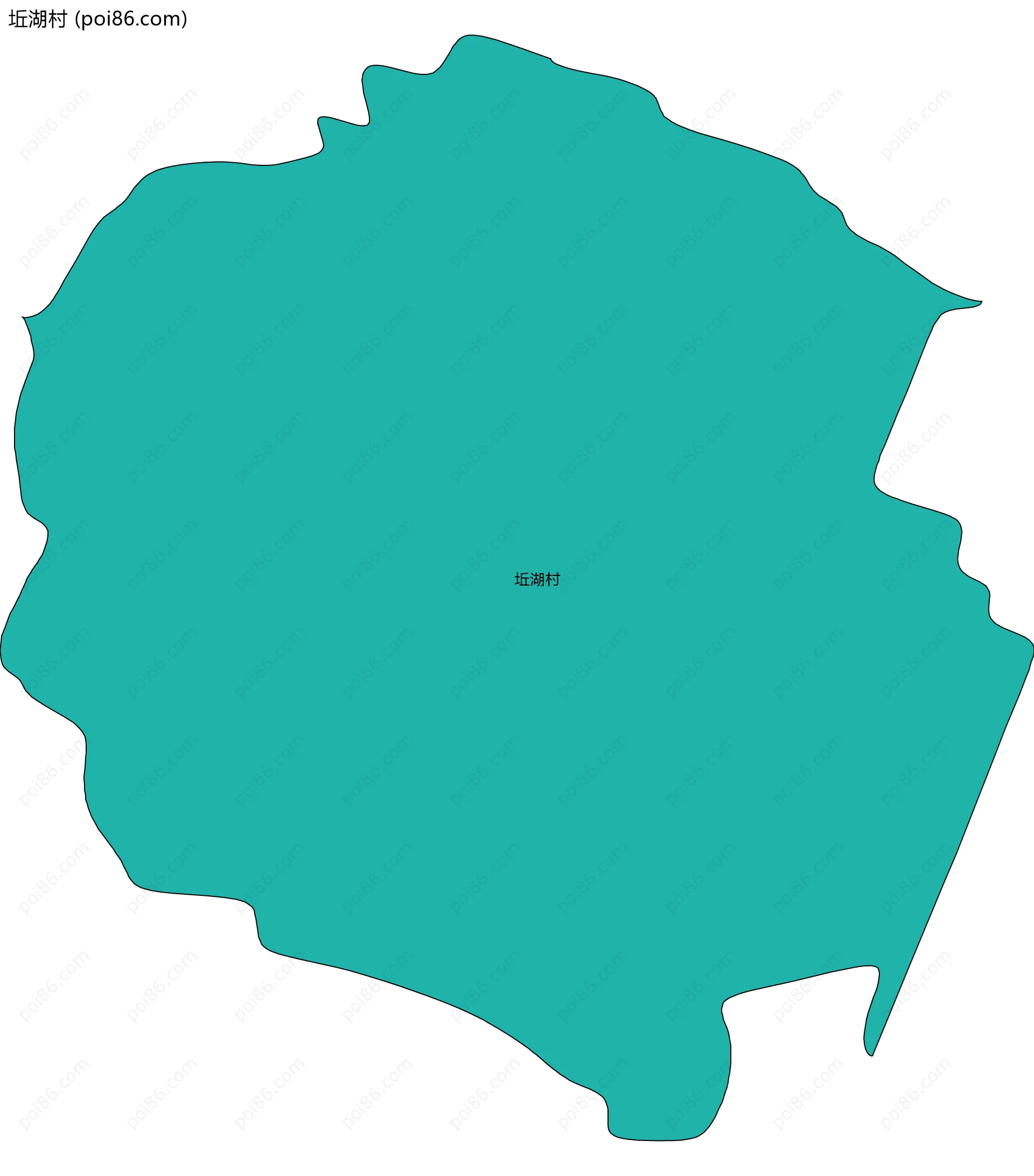 坵湖村边界地图