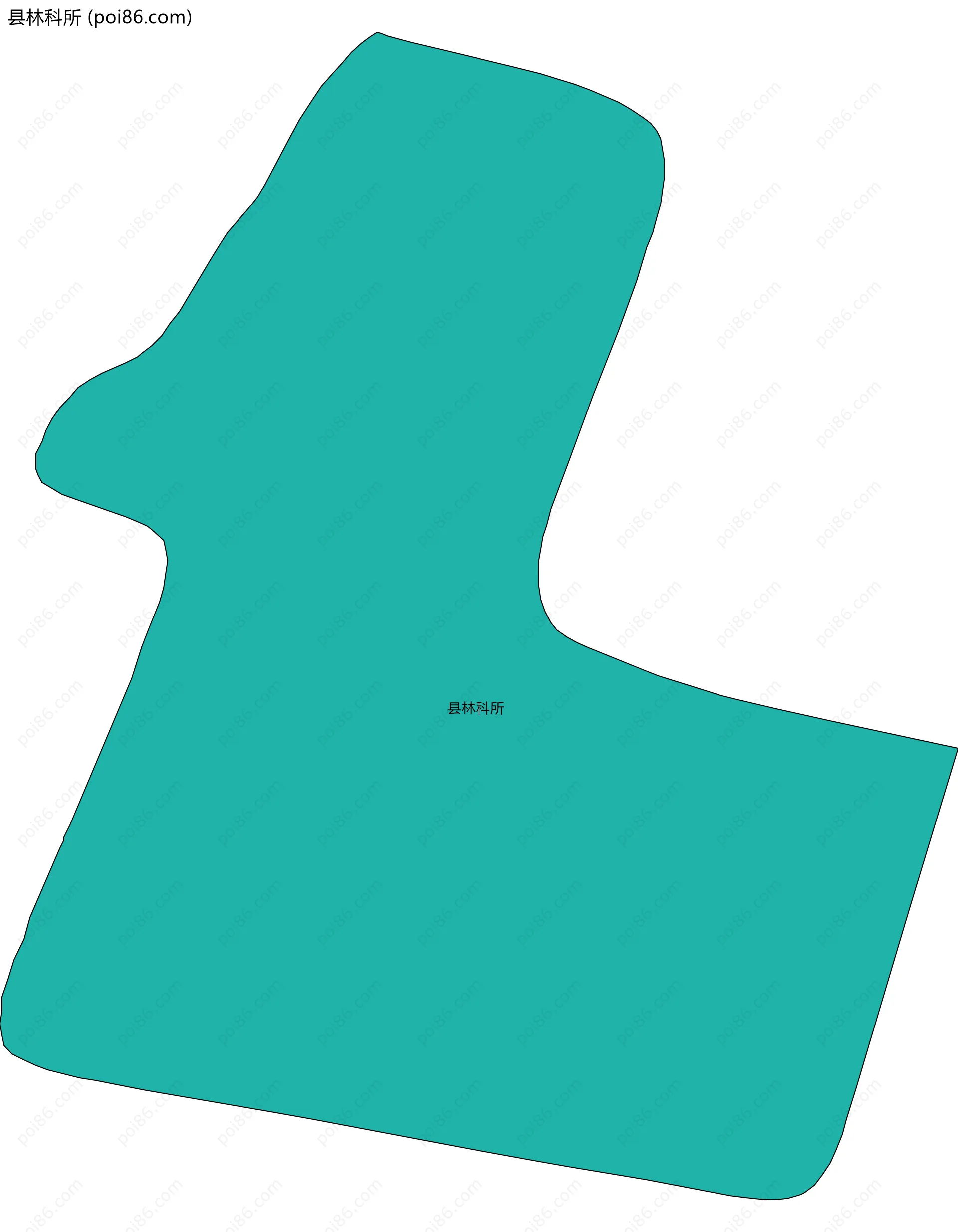 县林科所边界地图