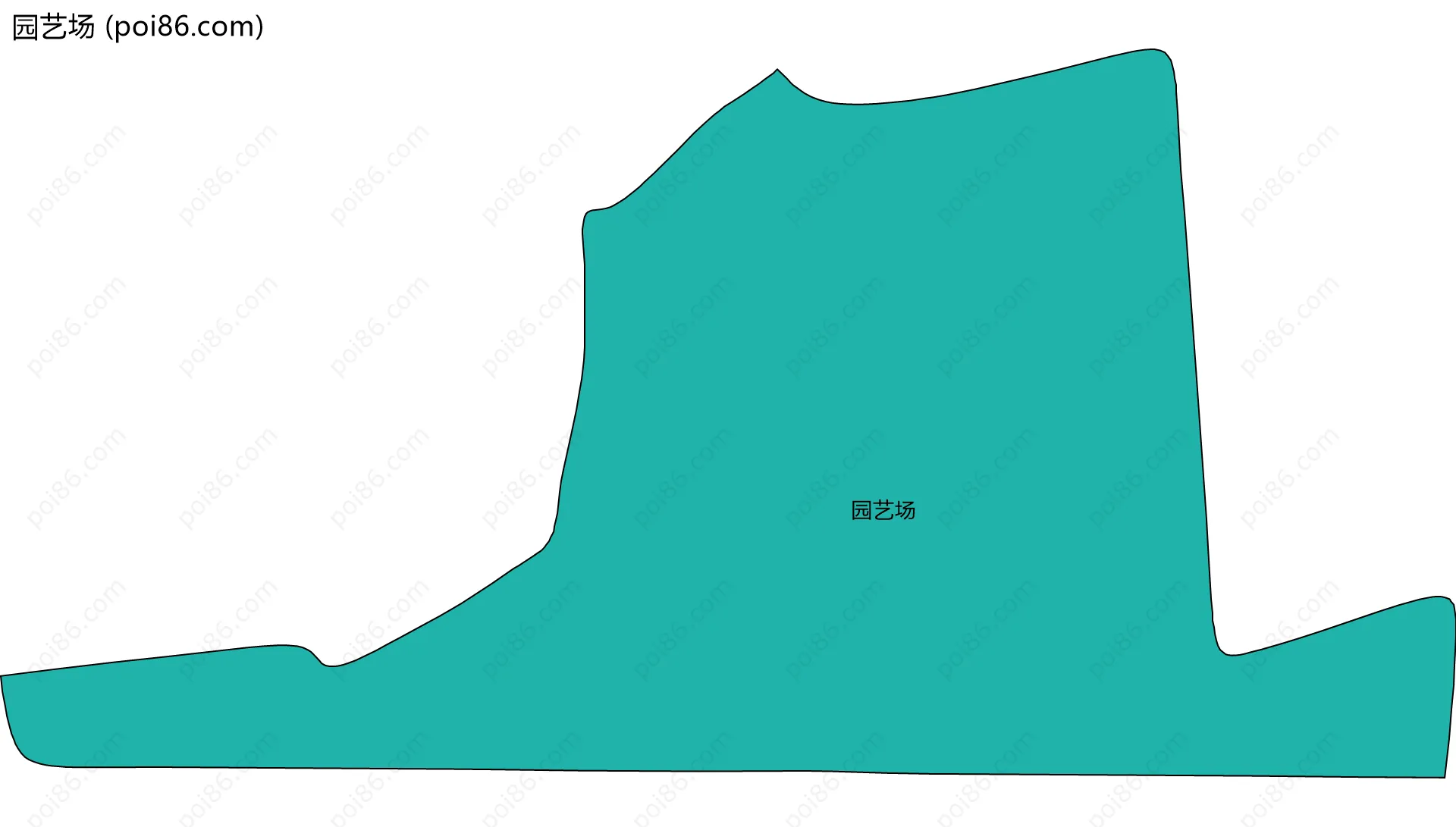 园艺场边界地图