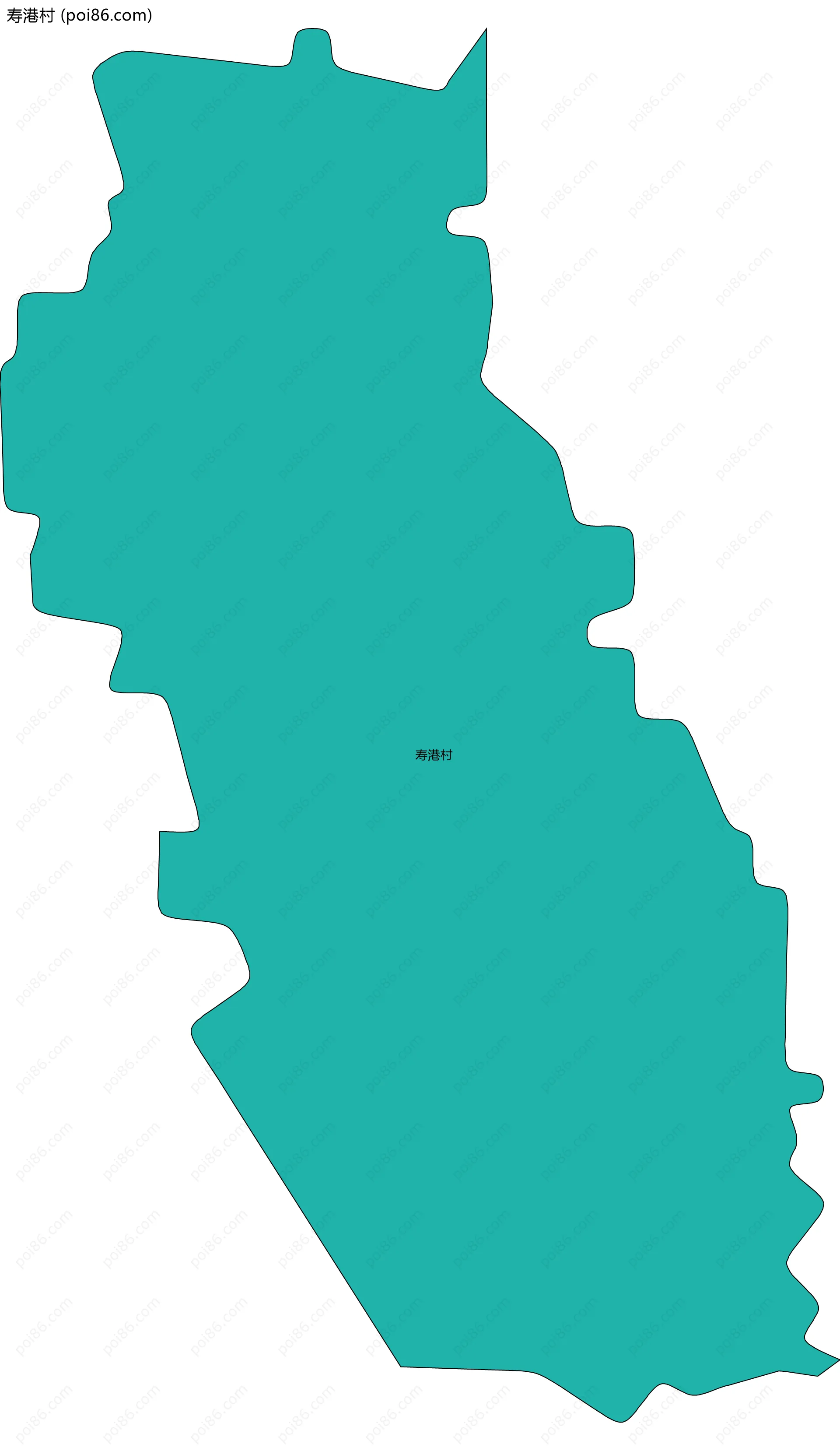 寿港村边界地图