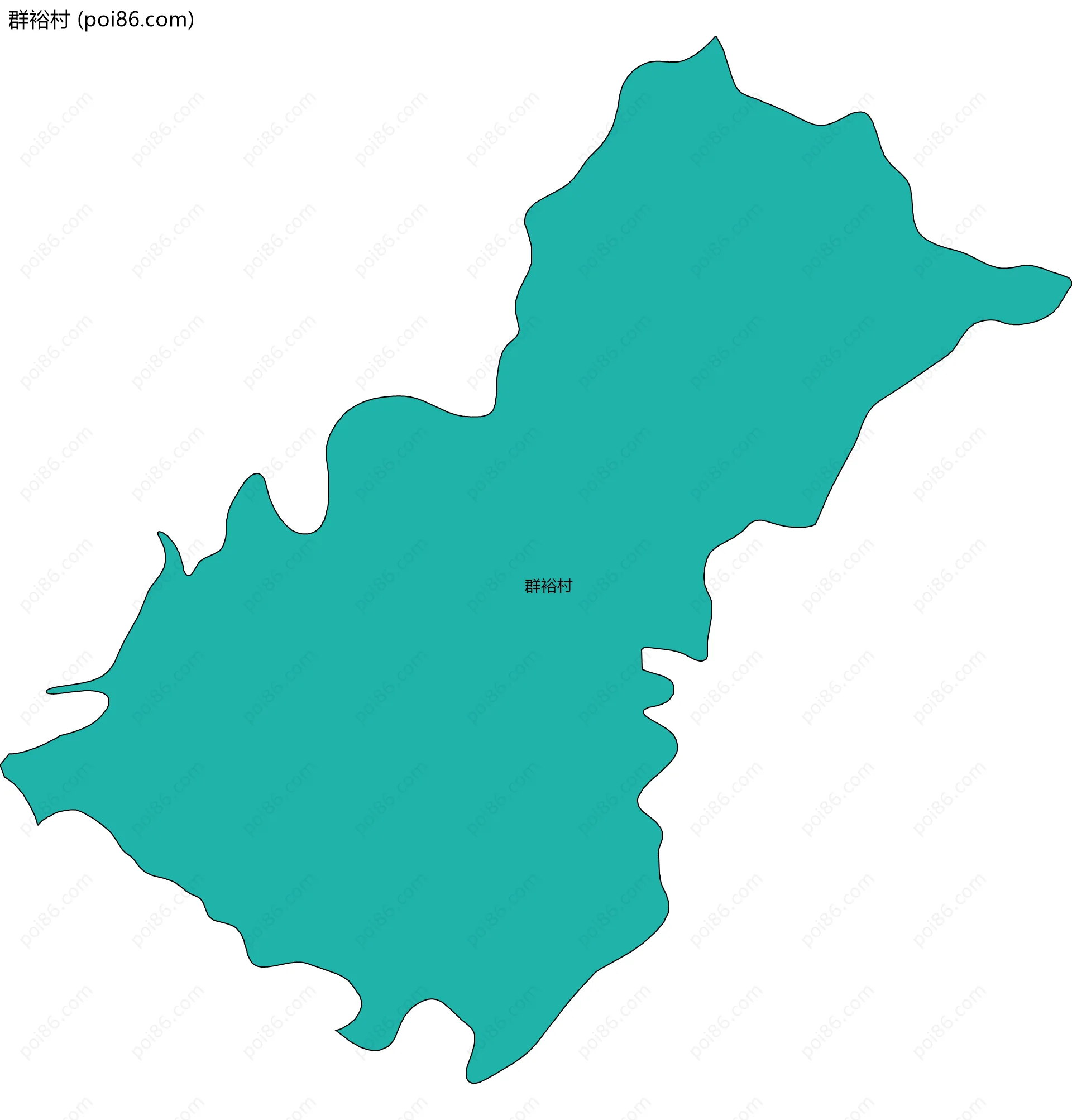 群裕村边界地图