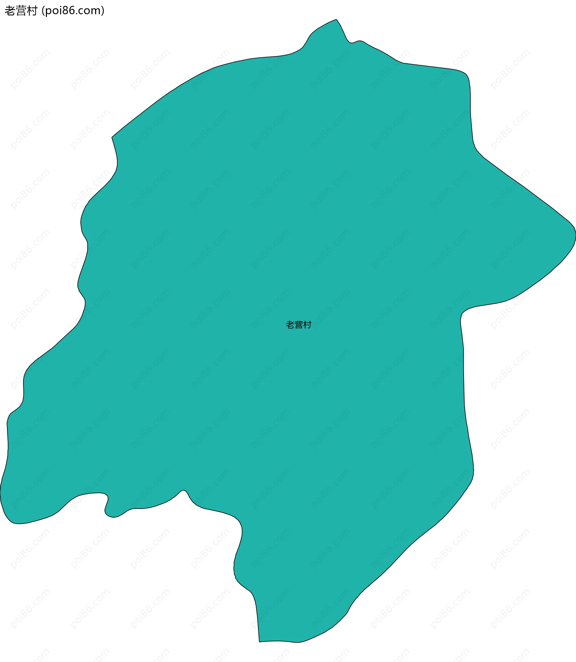 老营村边界地图