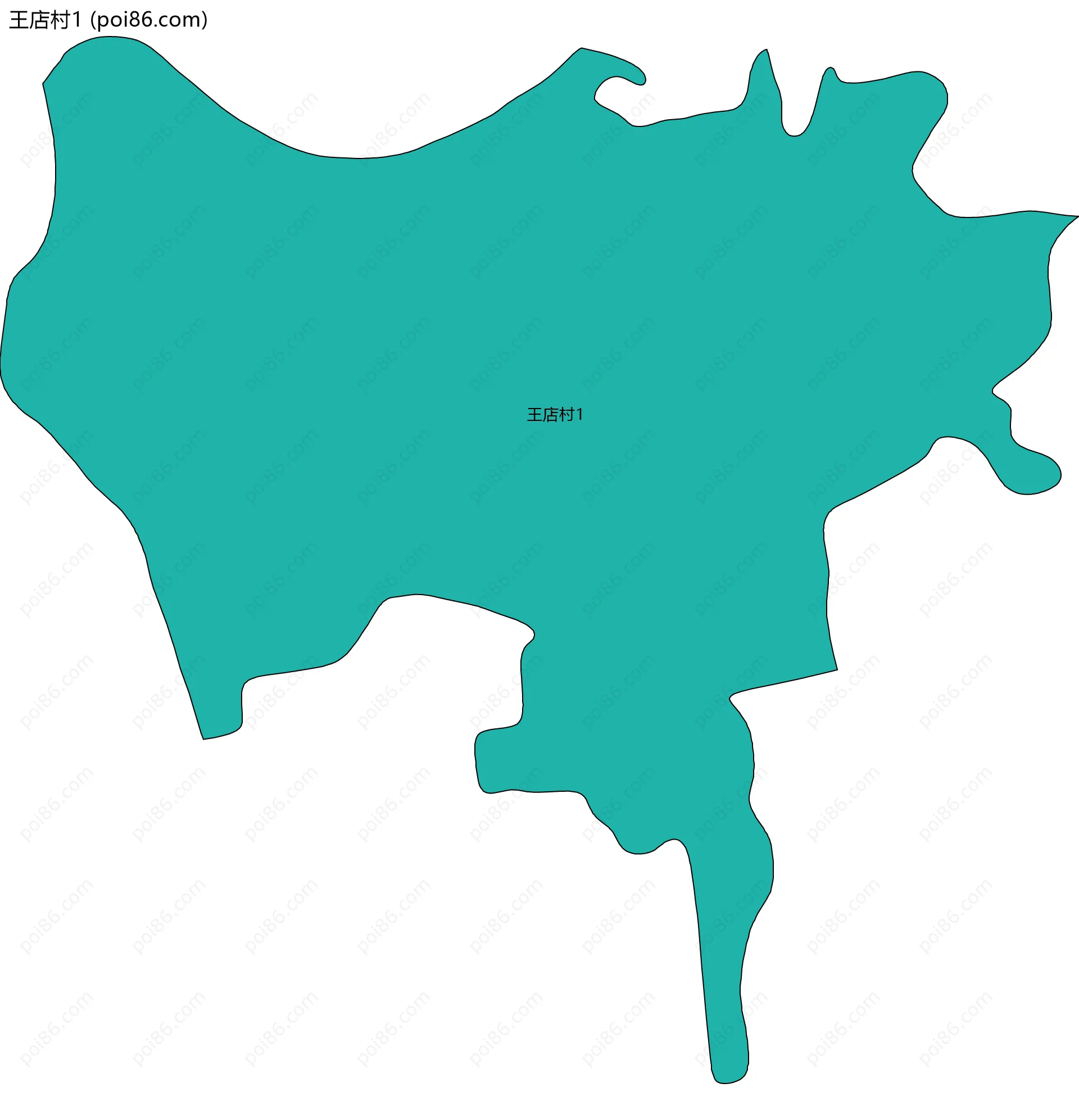 王店村1边界地图