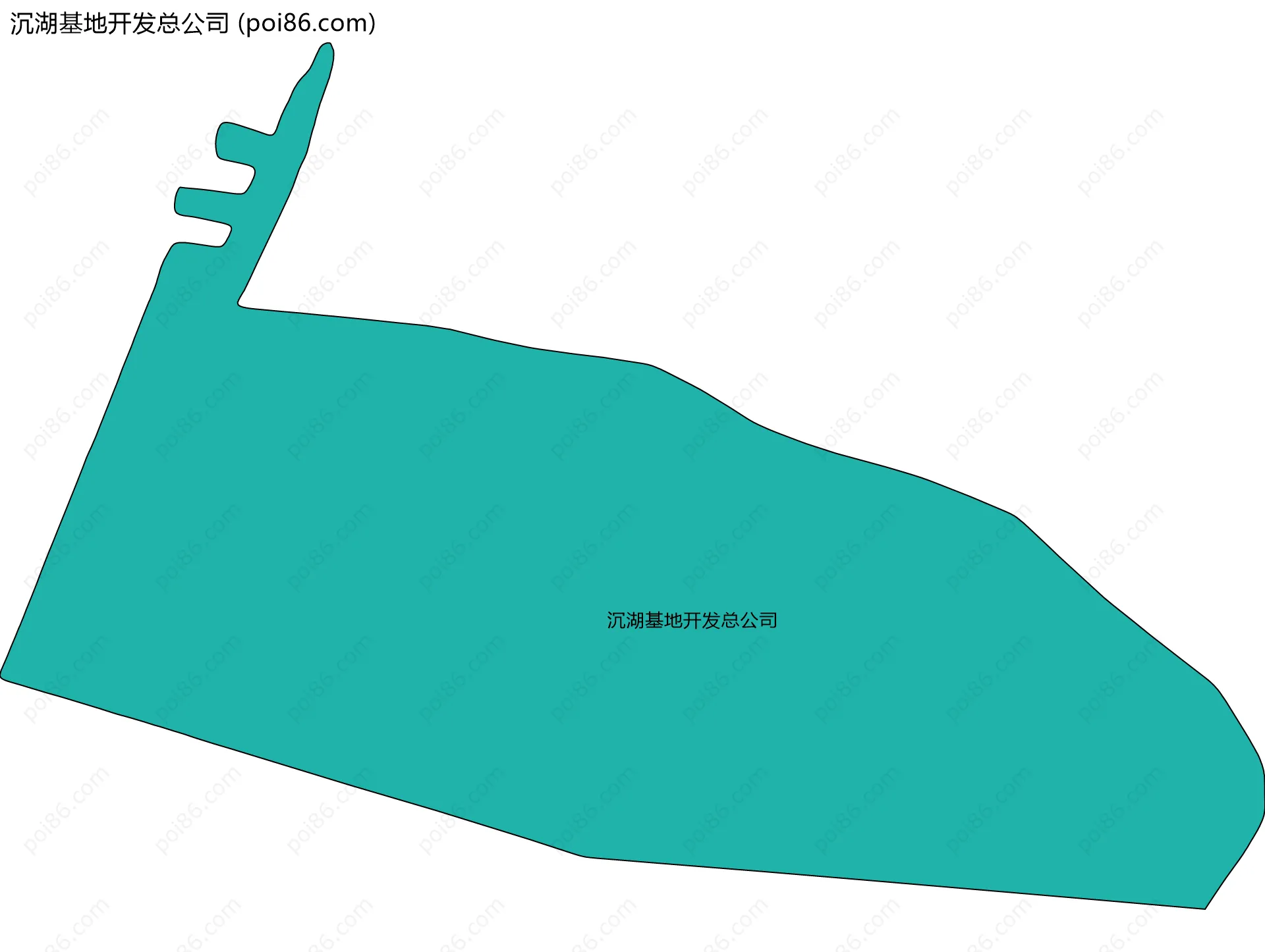 沉湖基地开发总公司边界地图