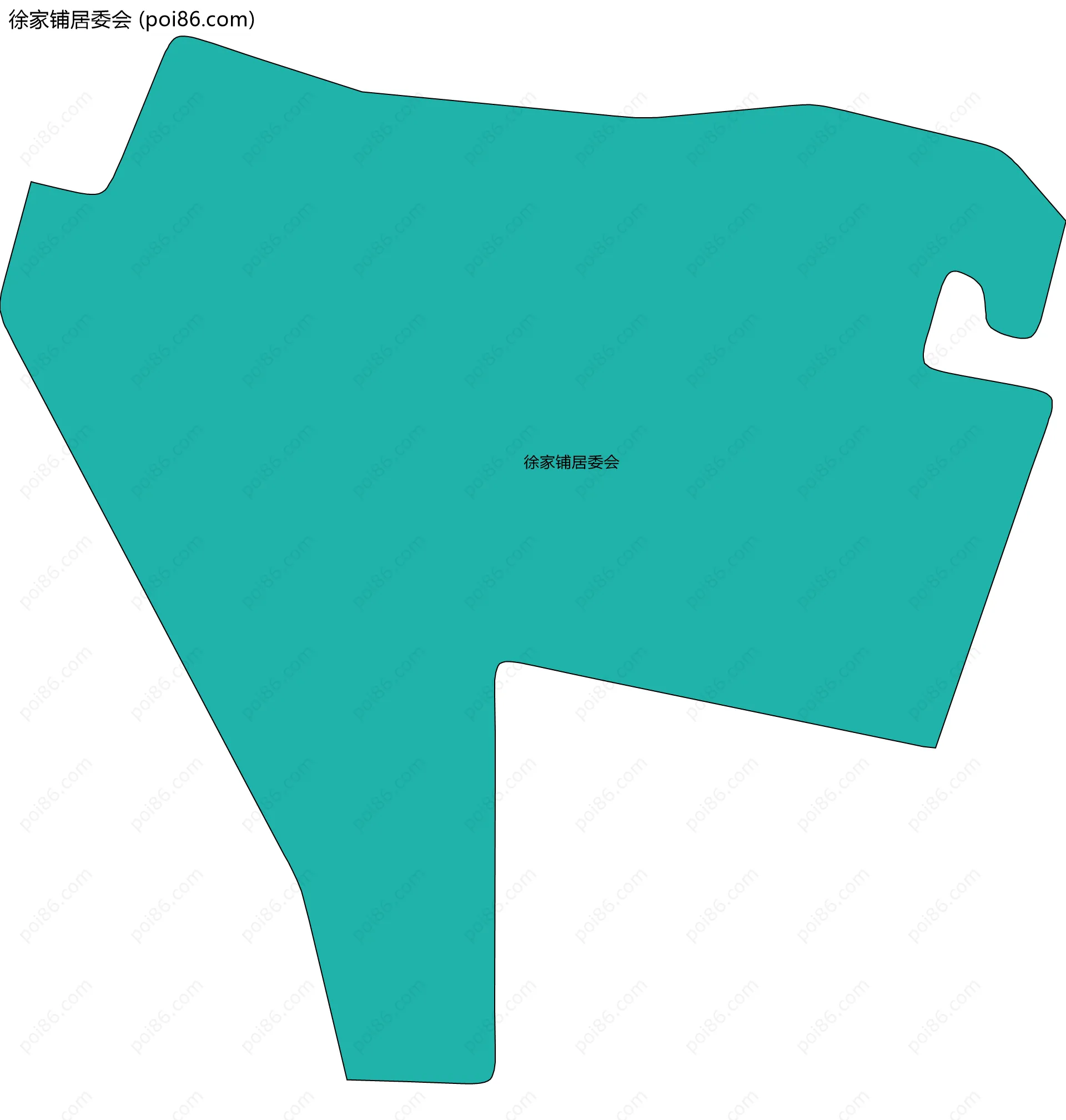 徐家铺居委会边界地图