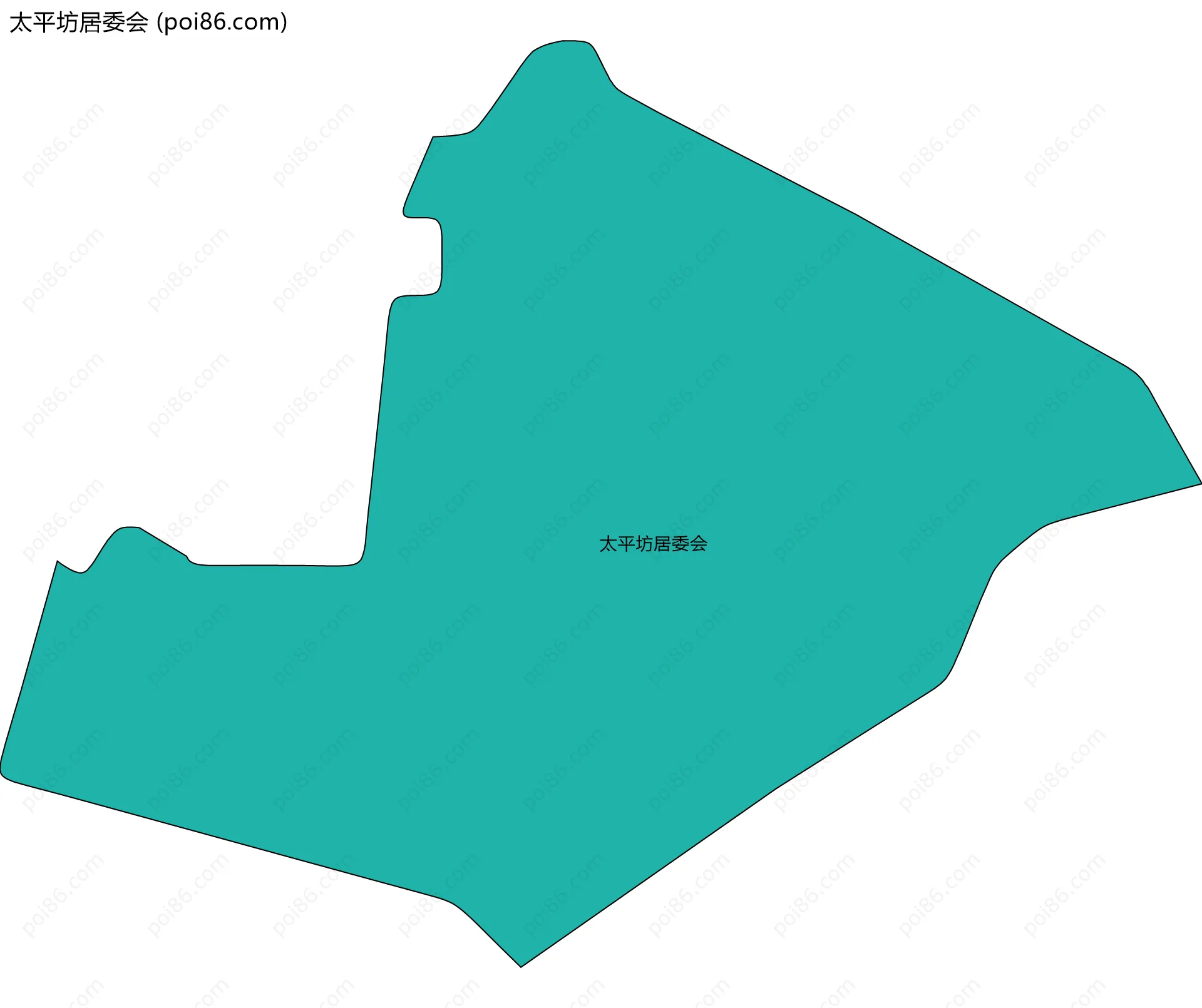太平坊居委会边界地图