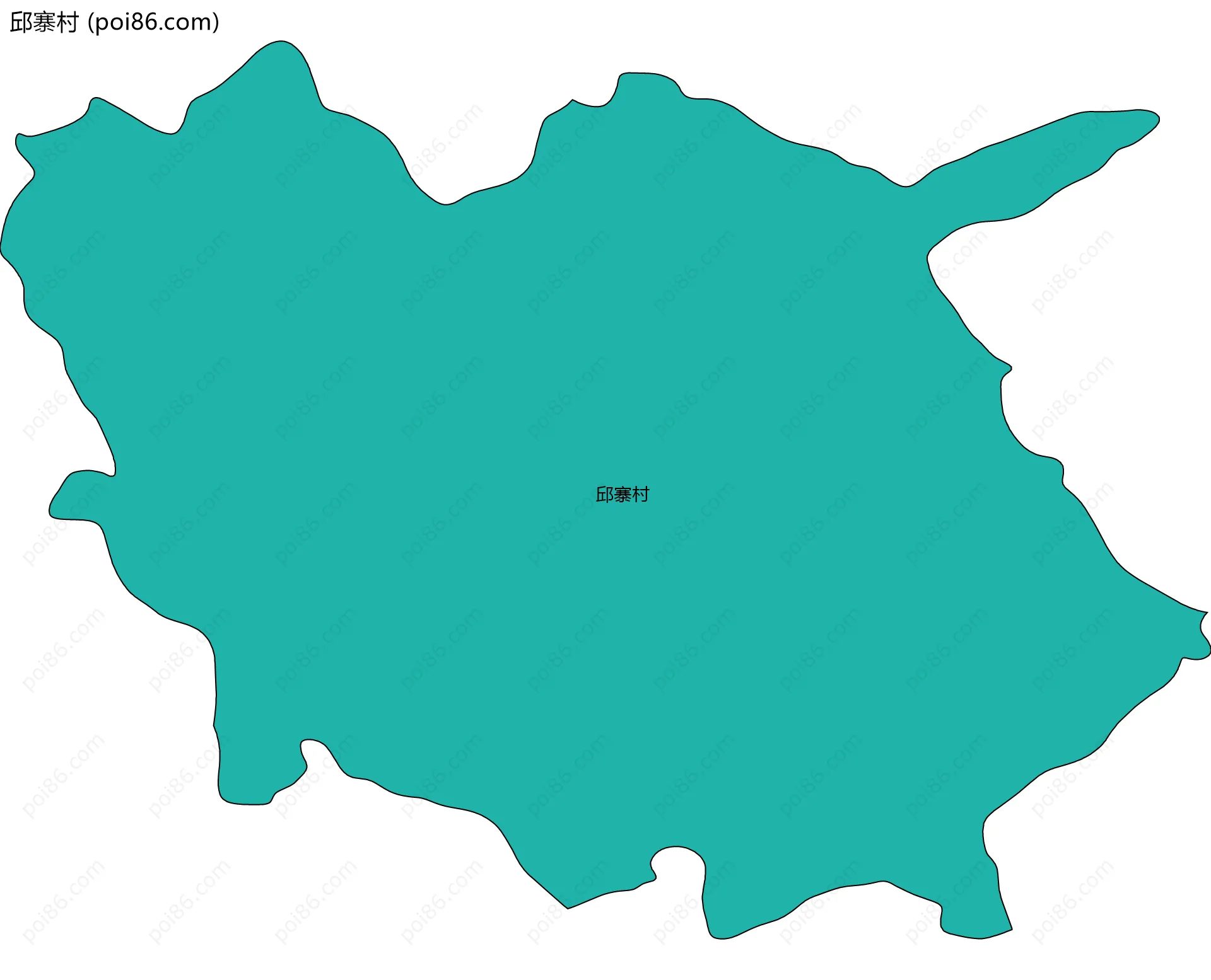 邱寨村边界地图