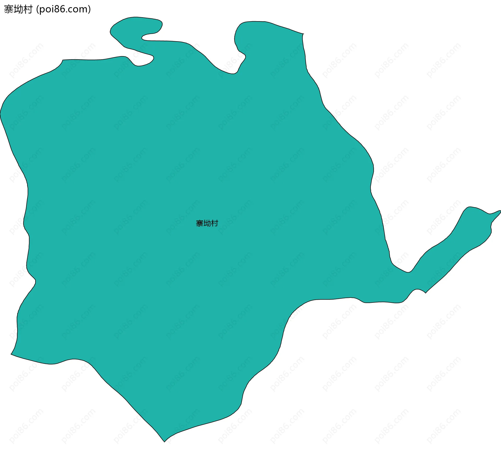 寨坳村边界地图