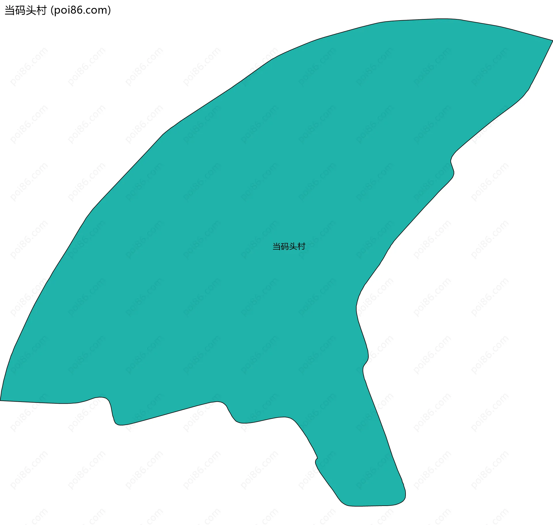 当码头村边界地图