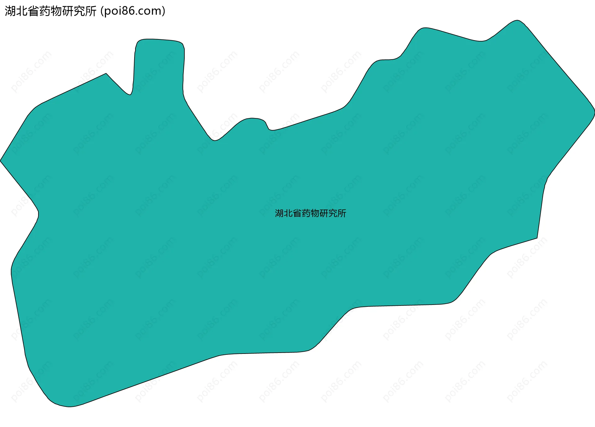 湖北省药物研究所边界地图