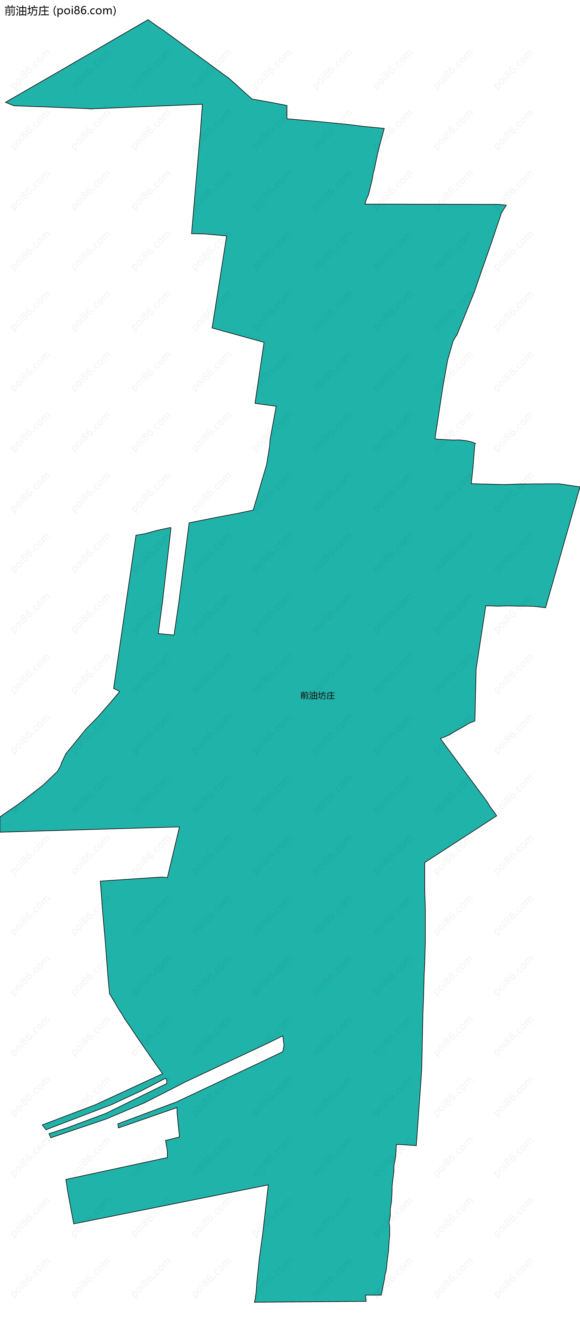 前油坊庄边界地图