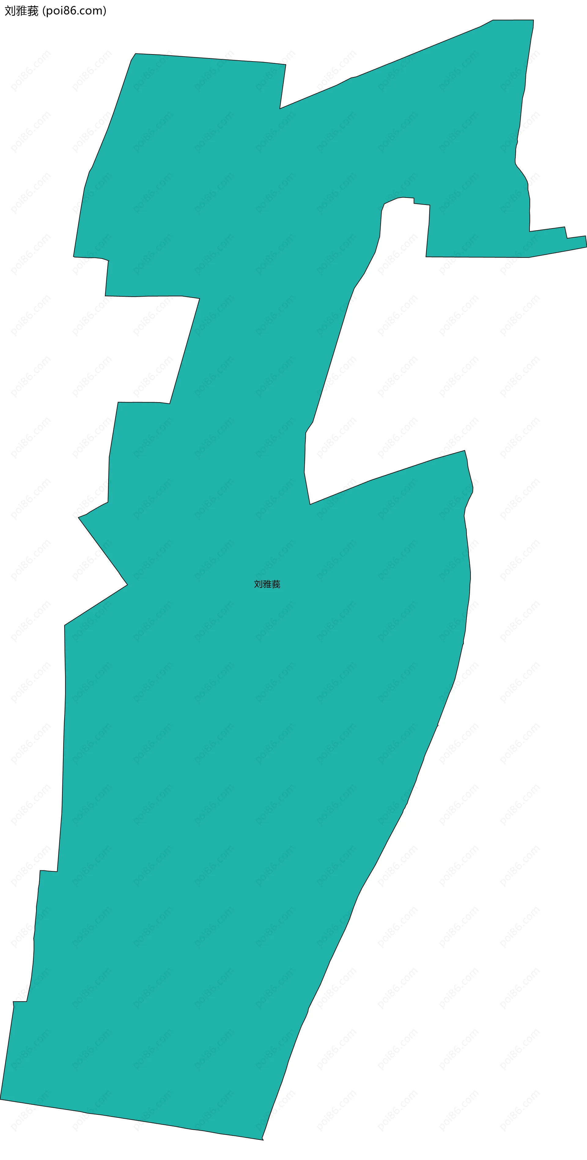 刘雅莪边界地图