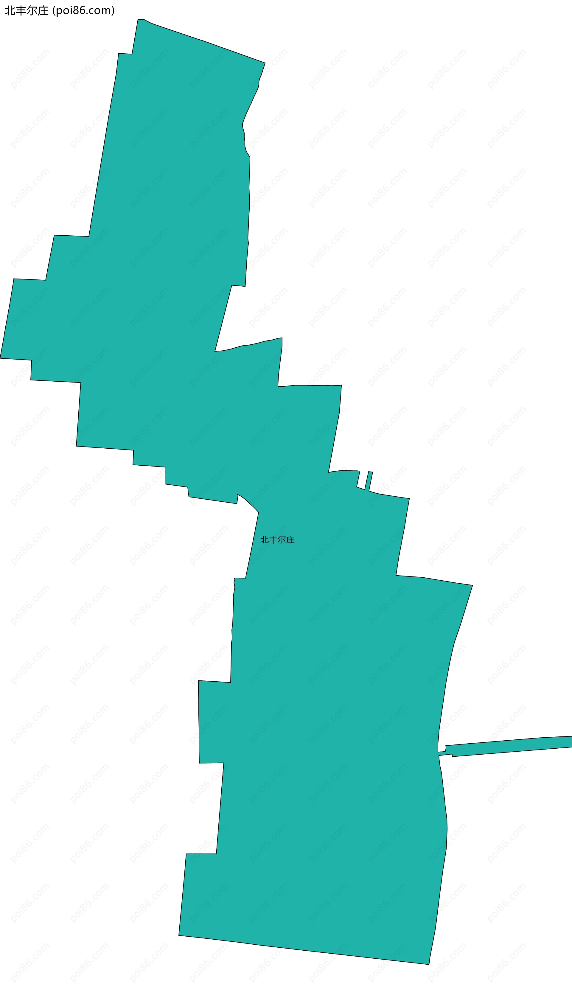 北丰尔庄边界地图