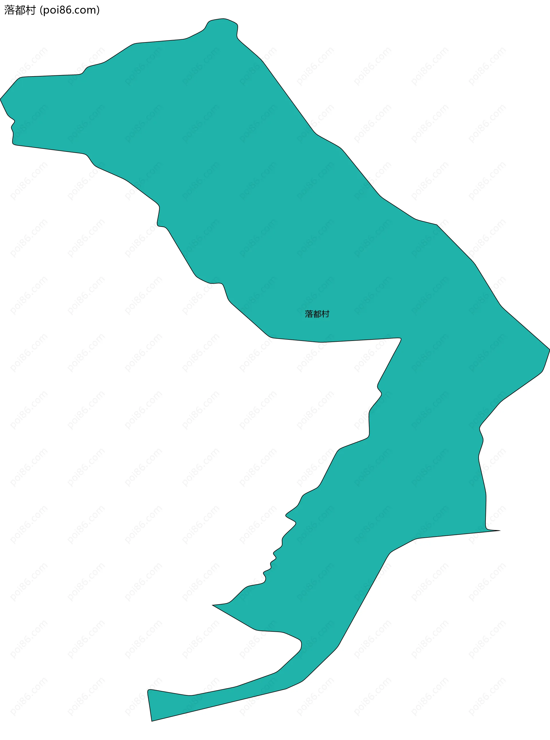 落都村边界地图