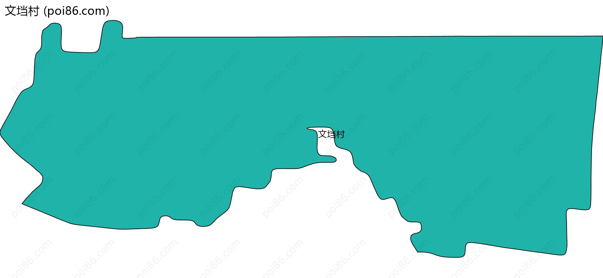 文垱村边界地图