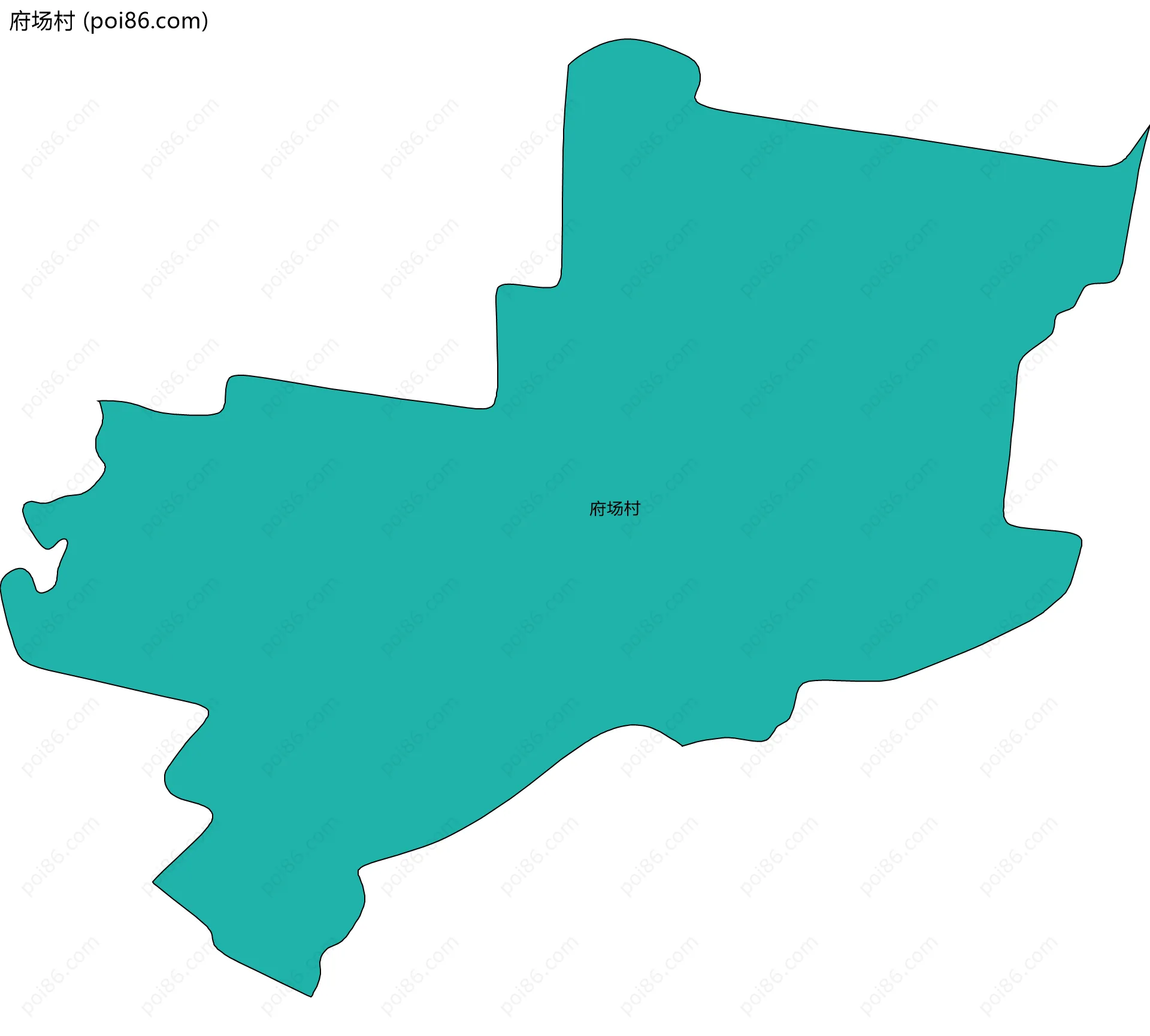府场村边界地图