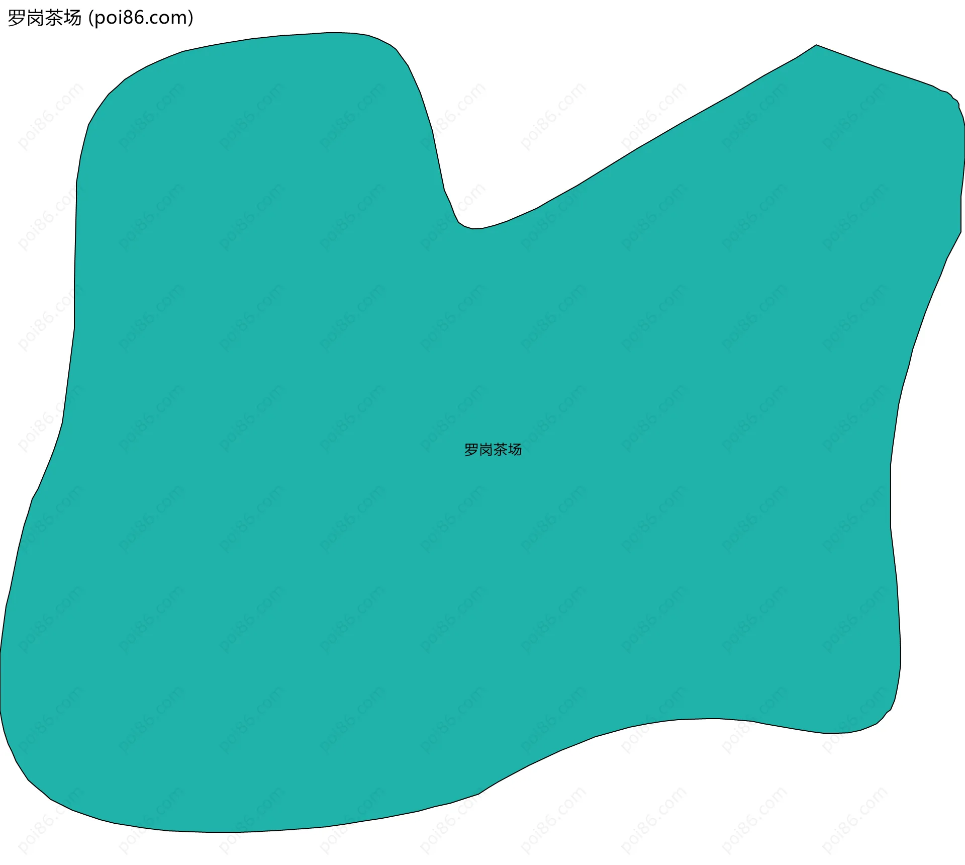 罗岗茶场边界地图