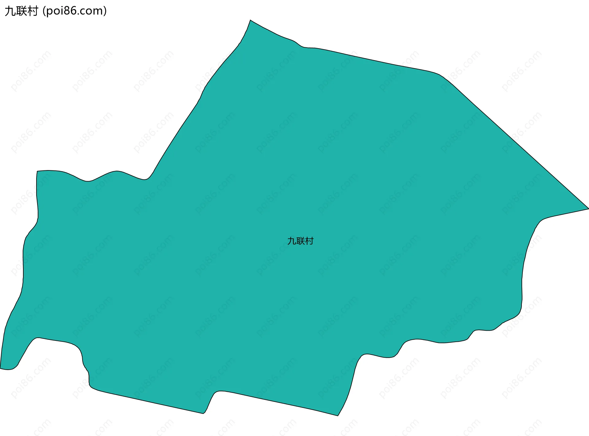 九联村边界地图