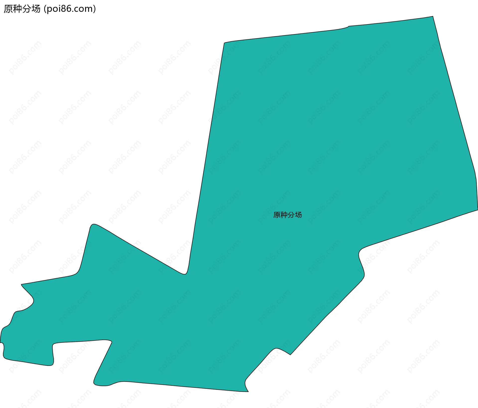 原种分场边界地图