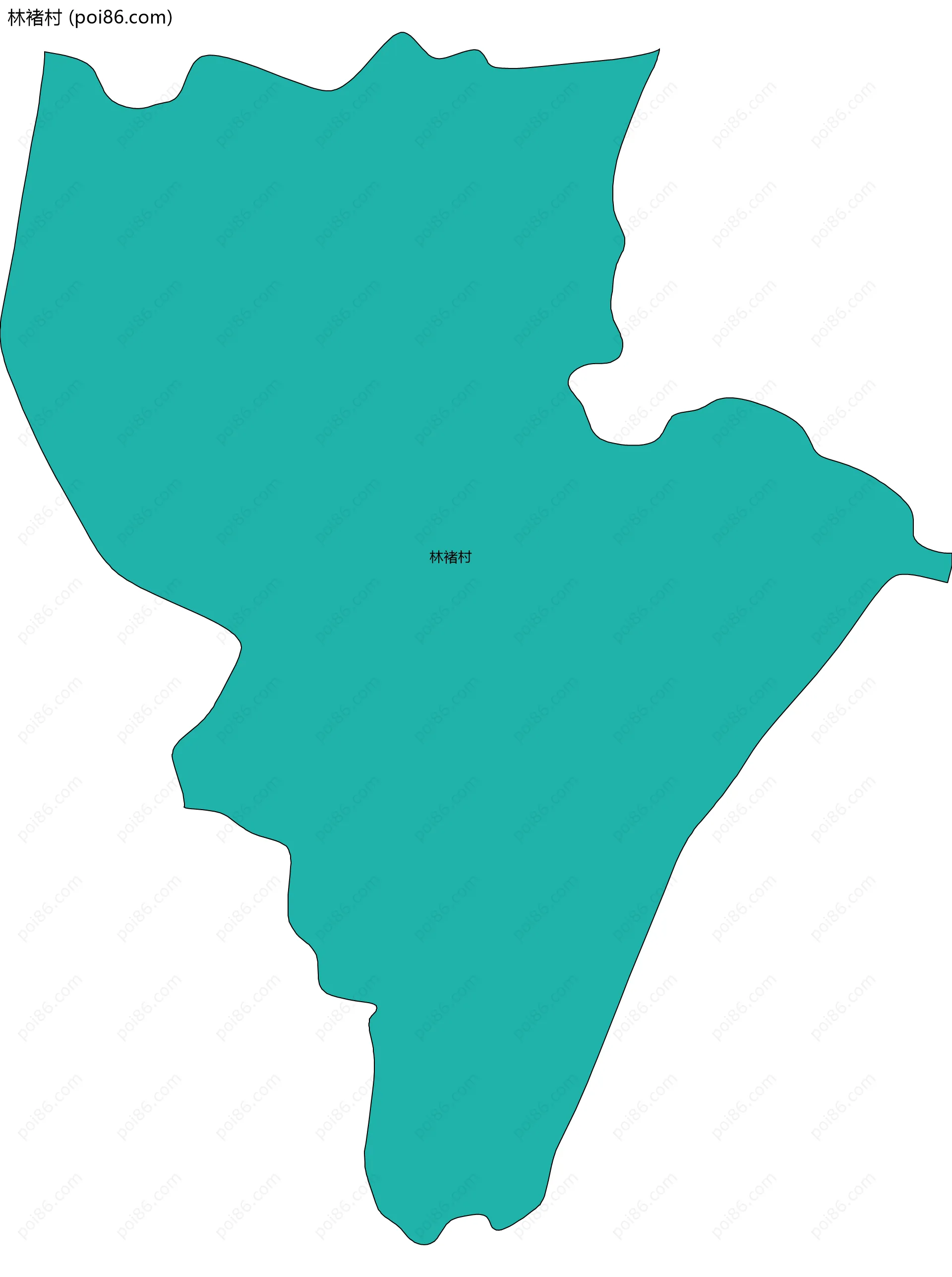 林褚村边界地图