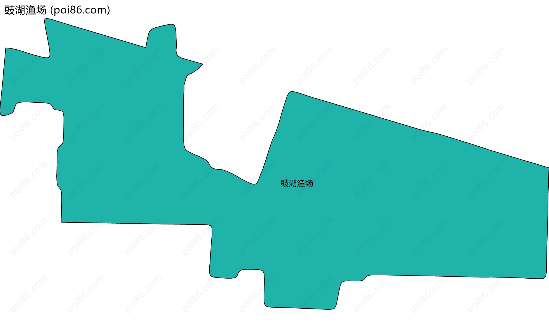 豉湖渔场边界地图