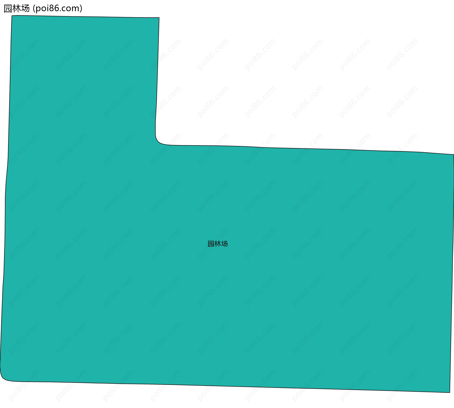 园林场边界地图