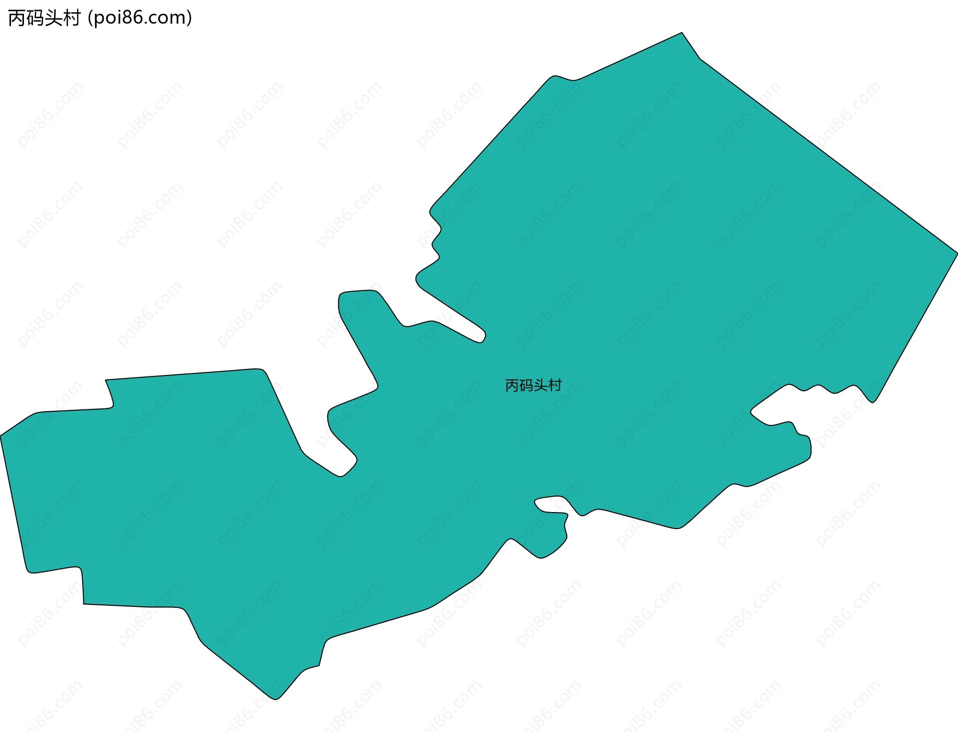 丙码头村边界地图