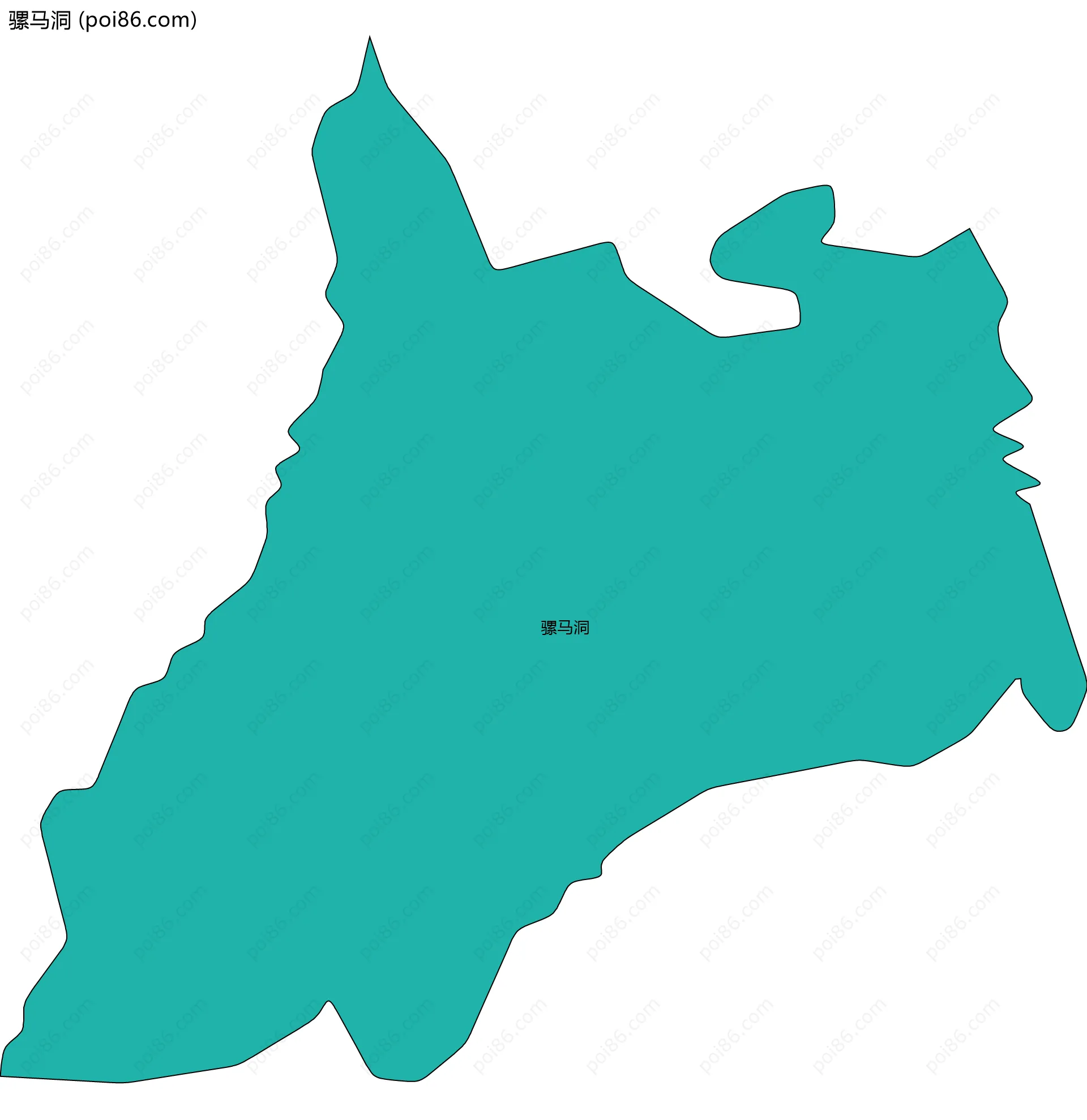 骡马洞边界地图