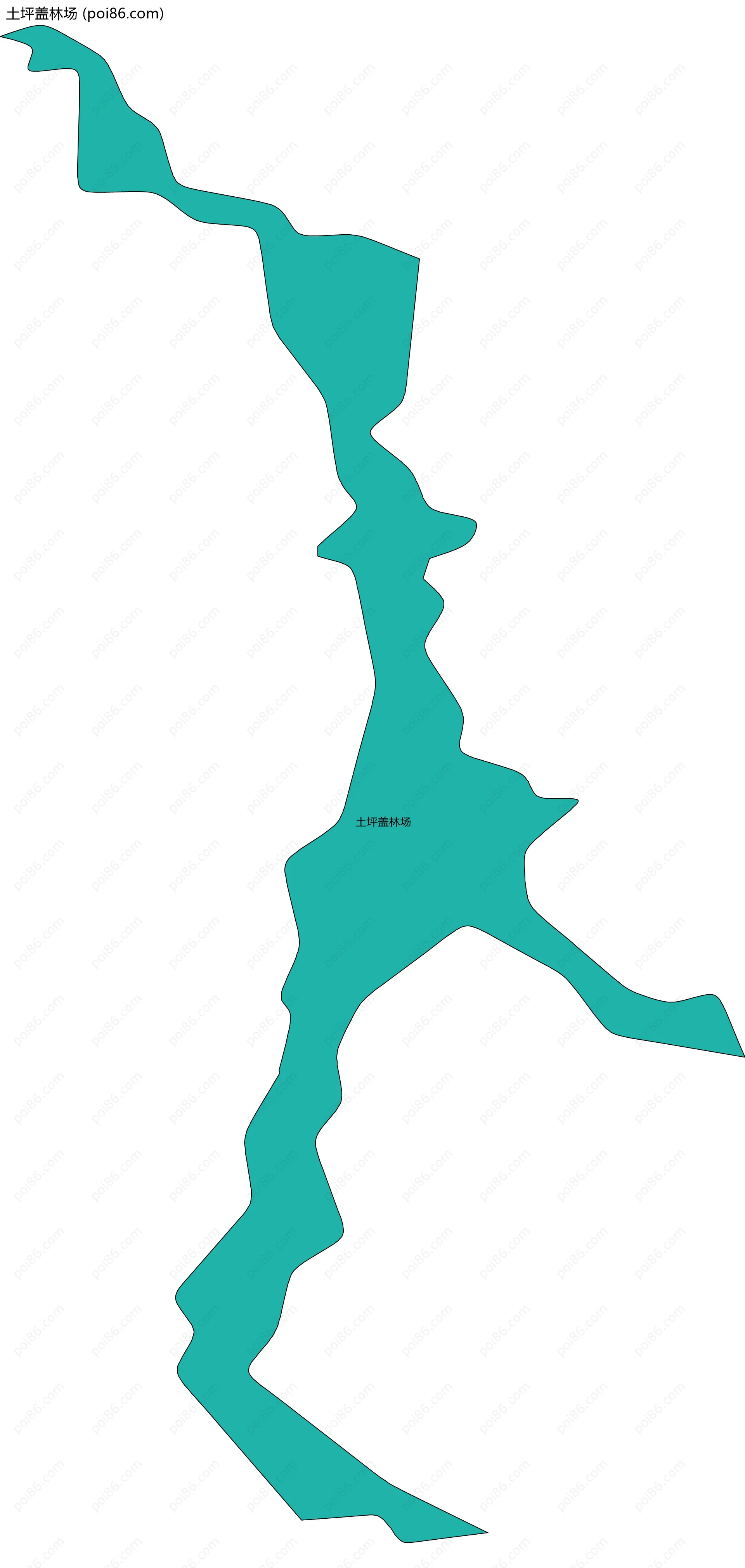 土坪盖林场边界地图