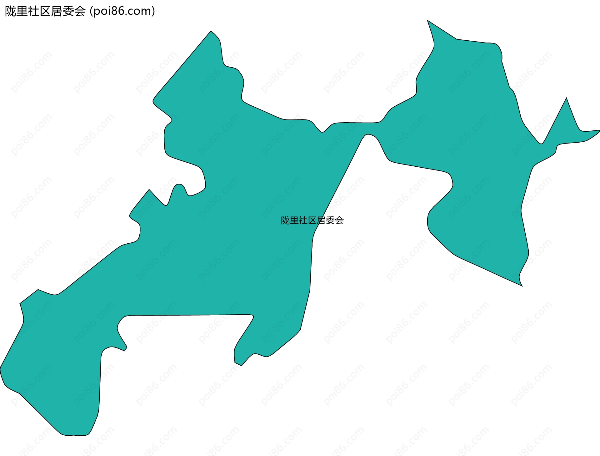 陇里社区居委会边界地图