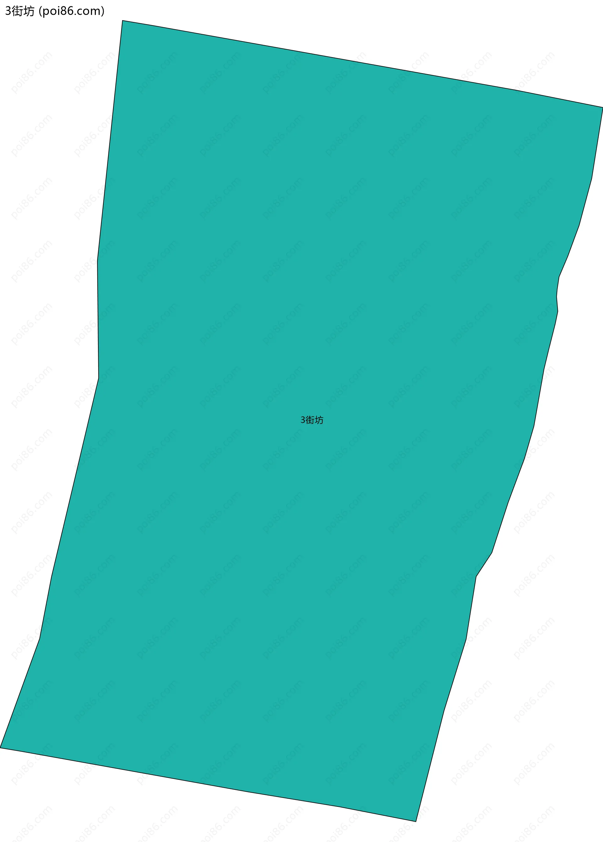 3街坊边界地图