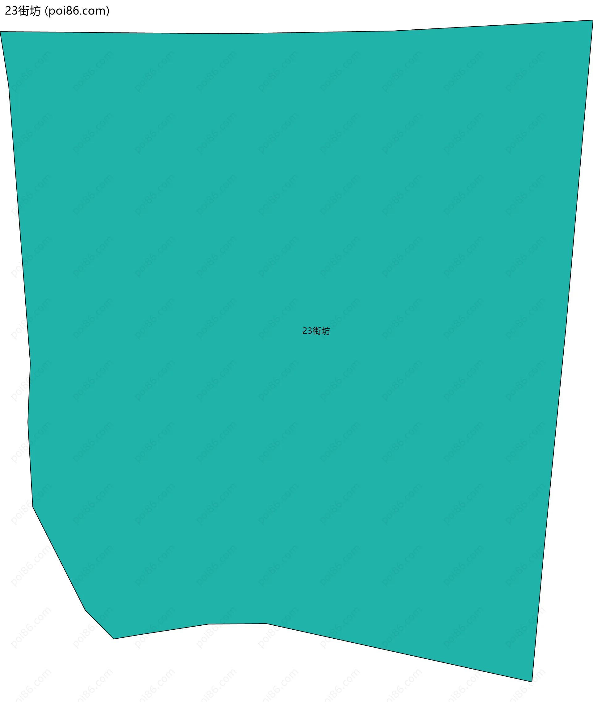 23街坊边界地图