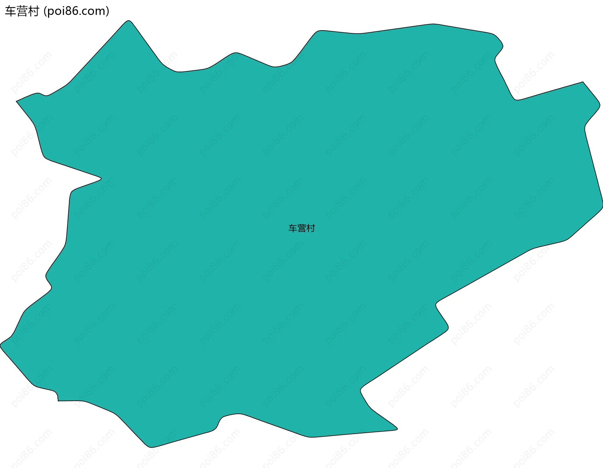 车营村边界地图