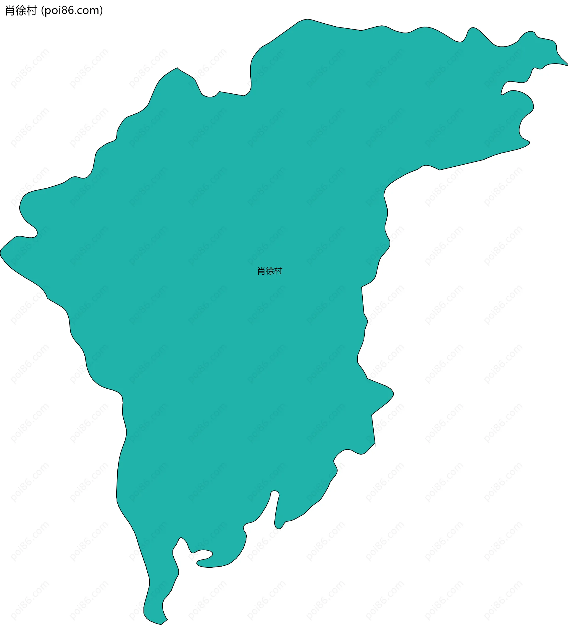 肖徐村边界地图