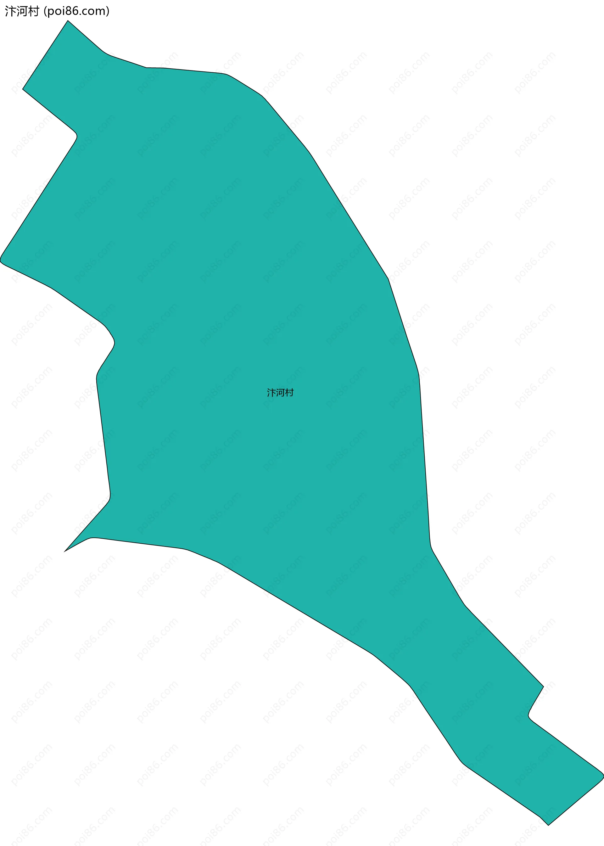 汴河村边界地图