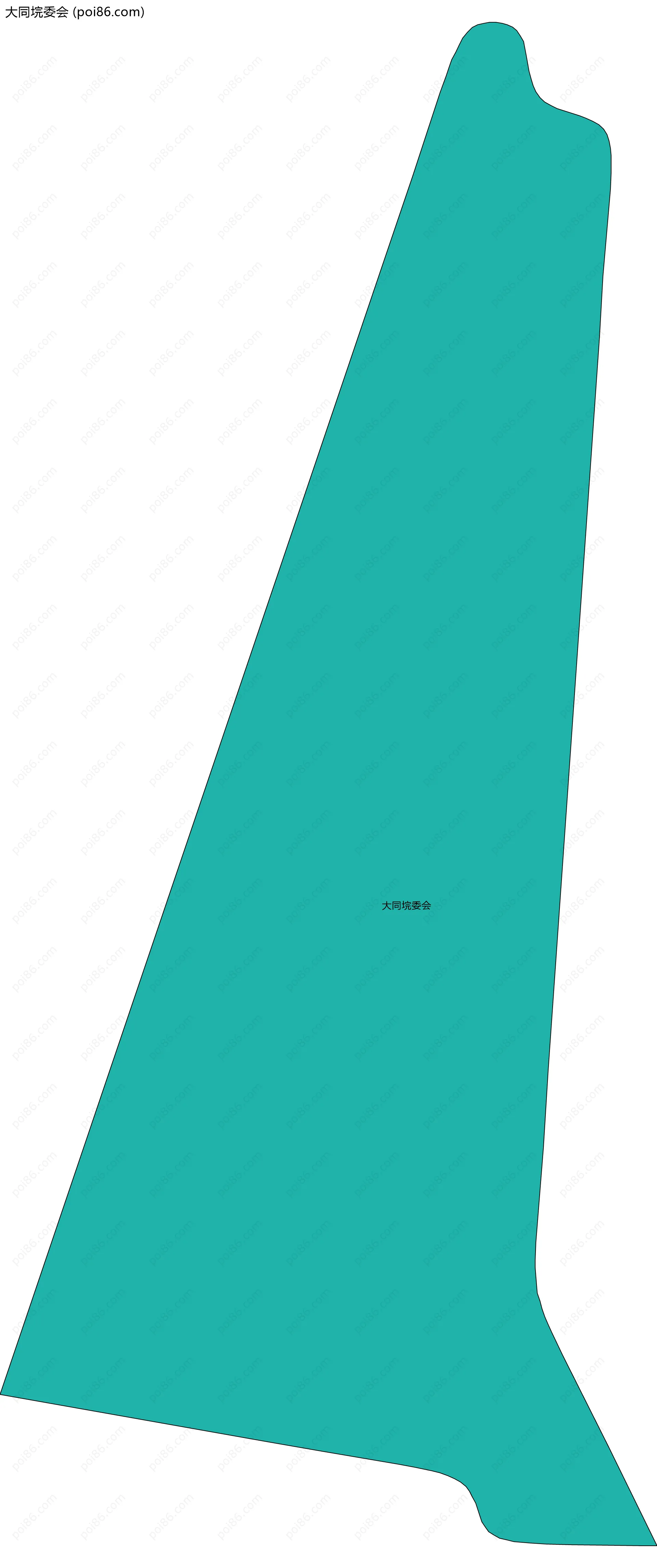 大同垸委会边界地图