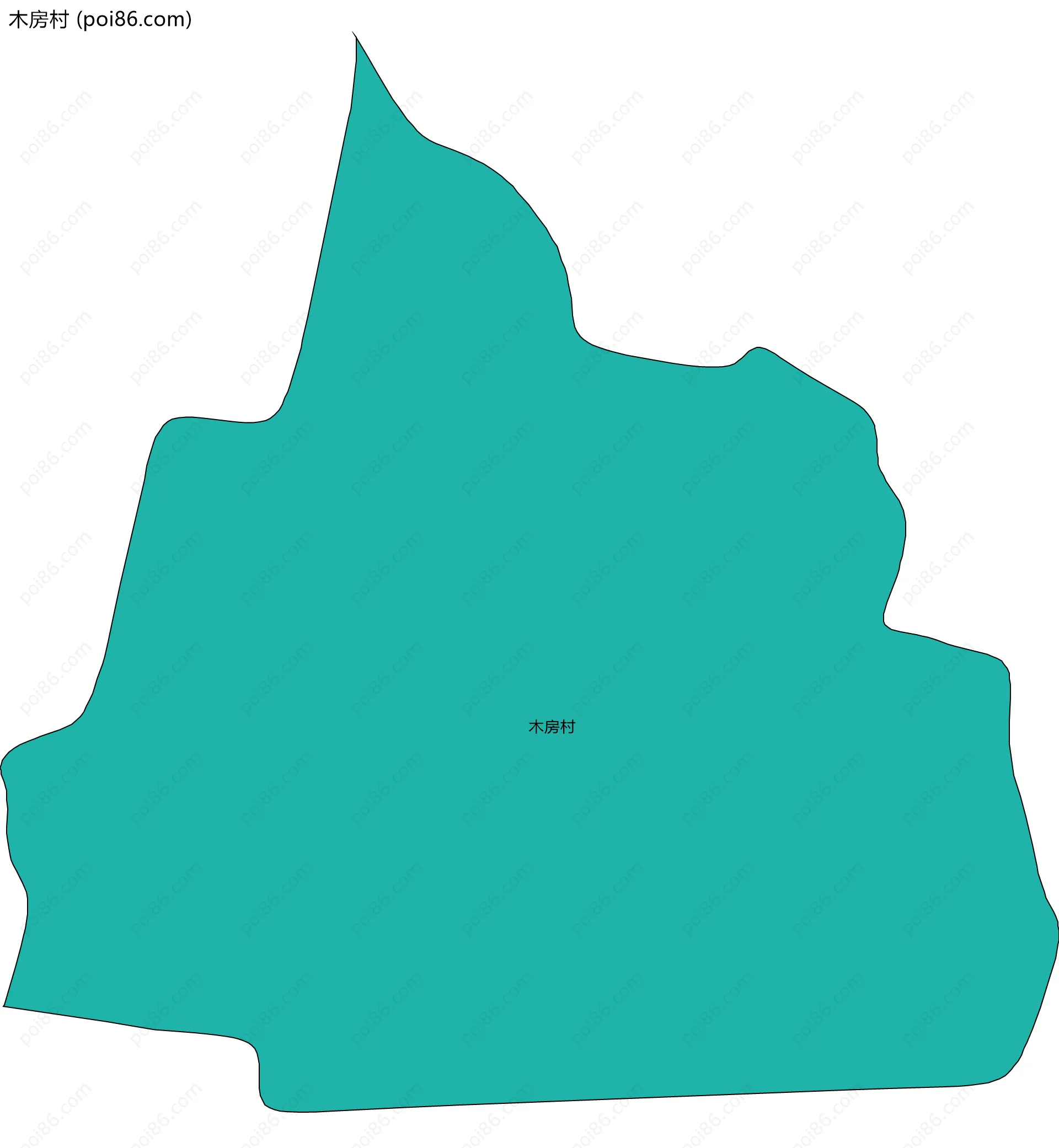 木房村边界地图