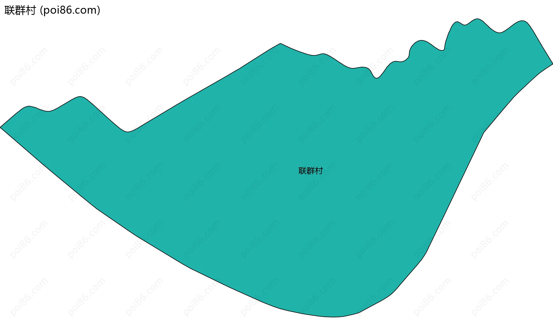 联群村边界地图