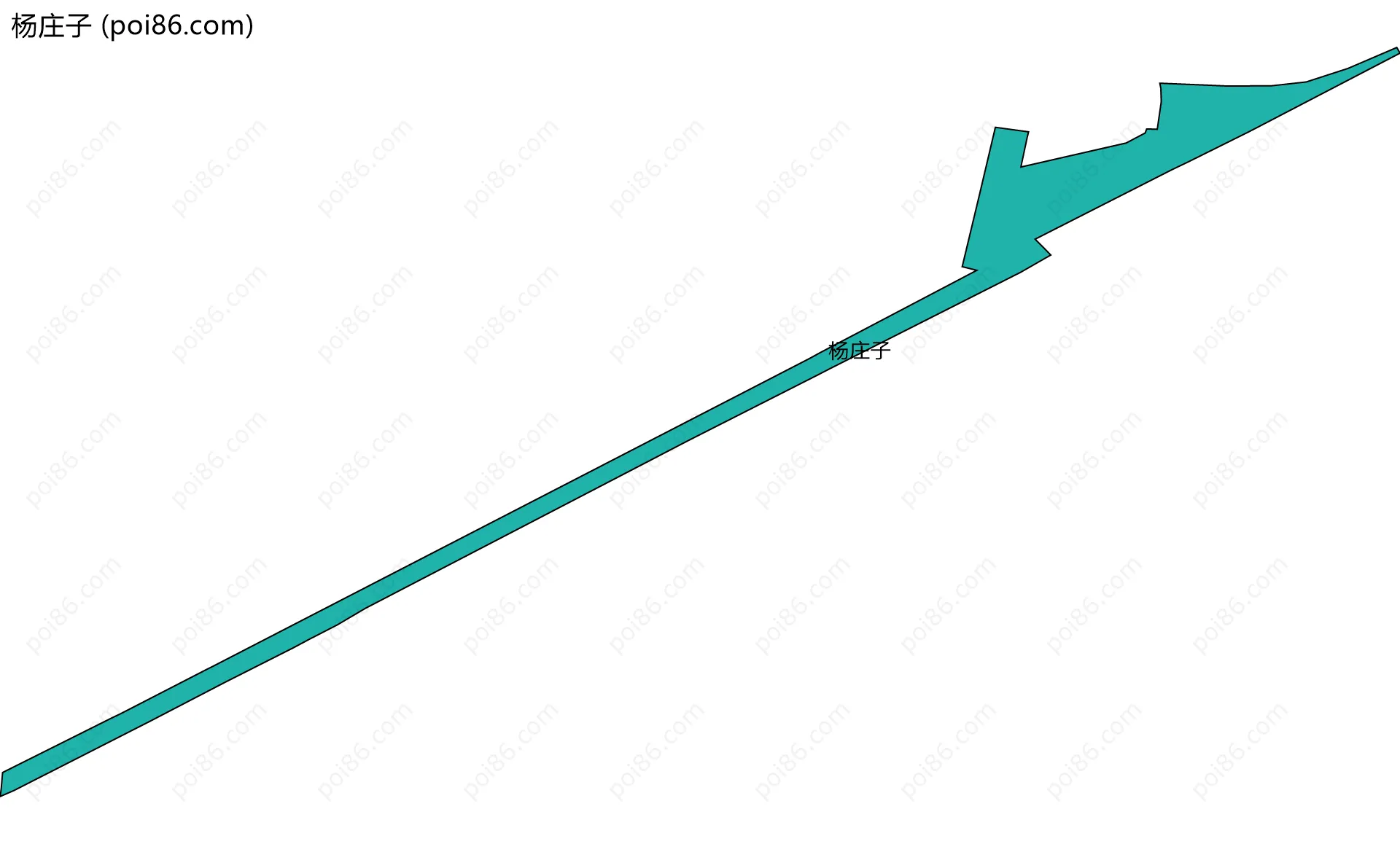 杨庄子边界地图