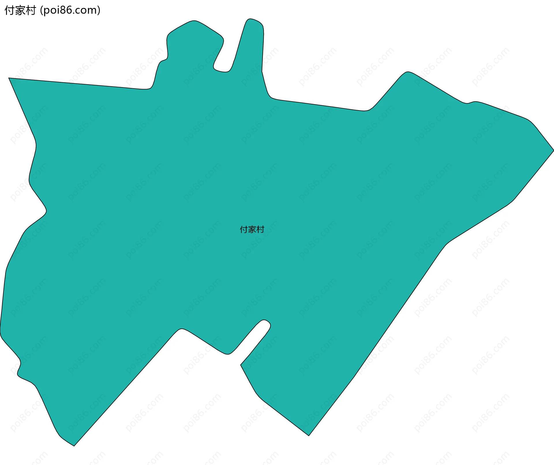 付家村边界地图