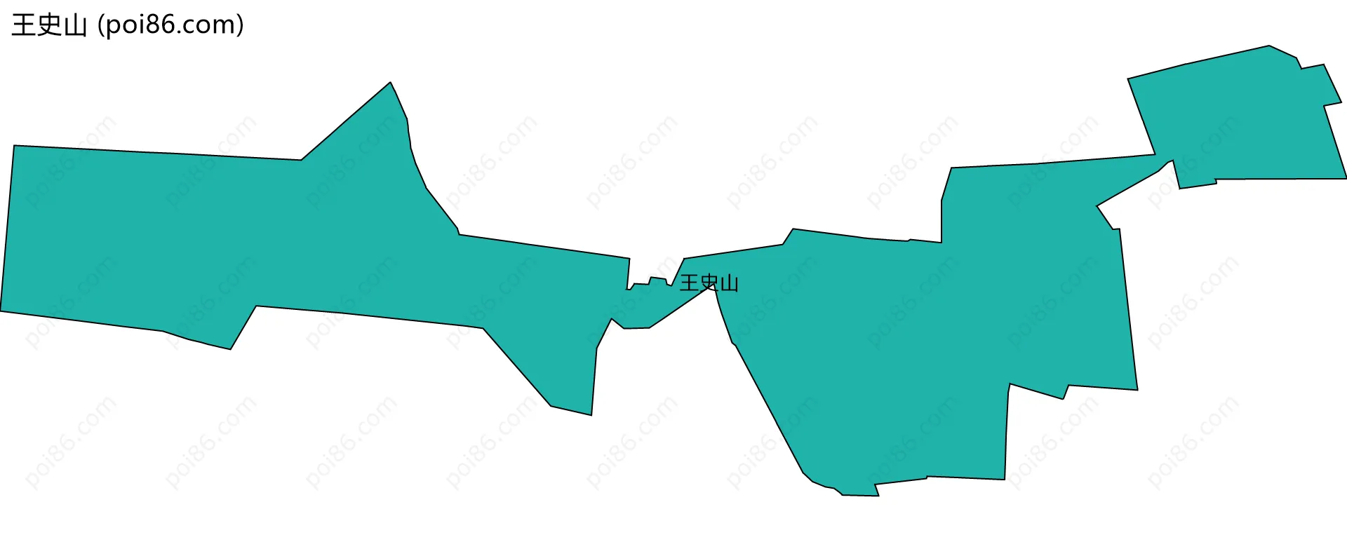 王史山边界地图